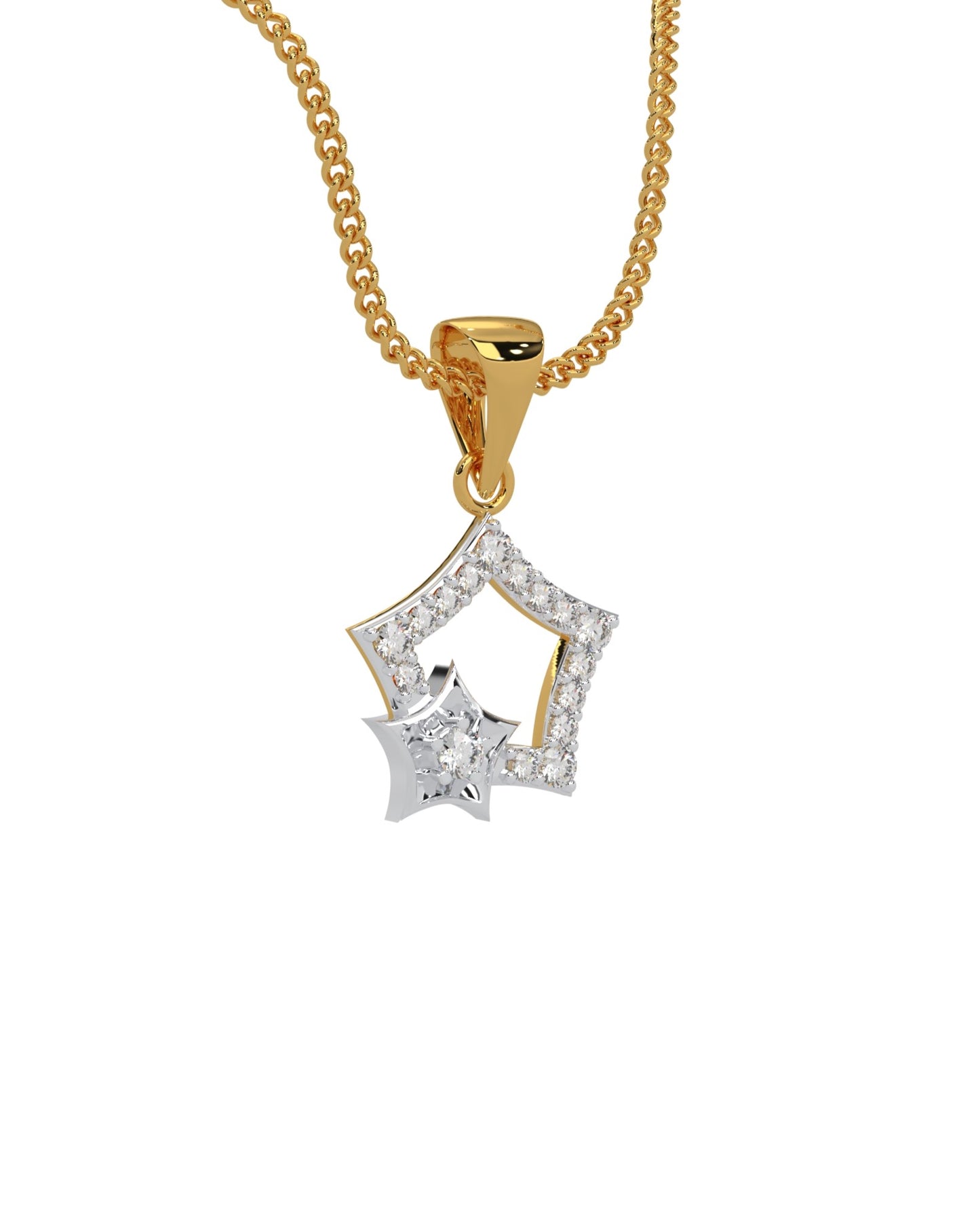 Magic Galaxy of Twinkling Stars Pendant