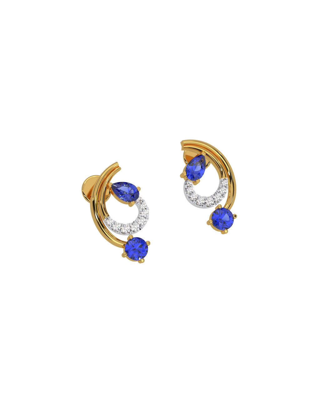 Magic Blue Statement Earrings