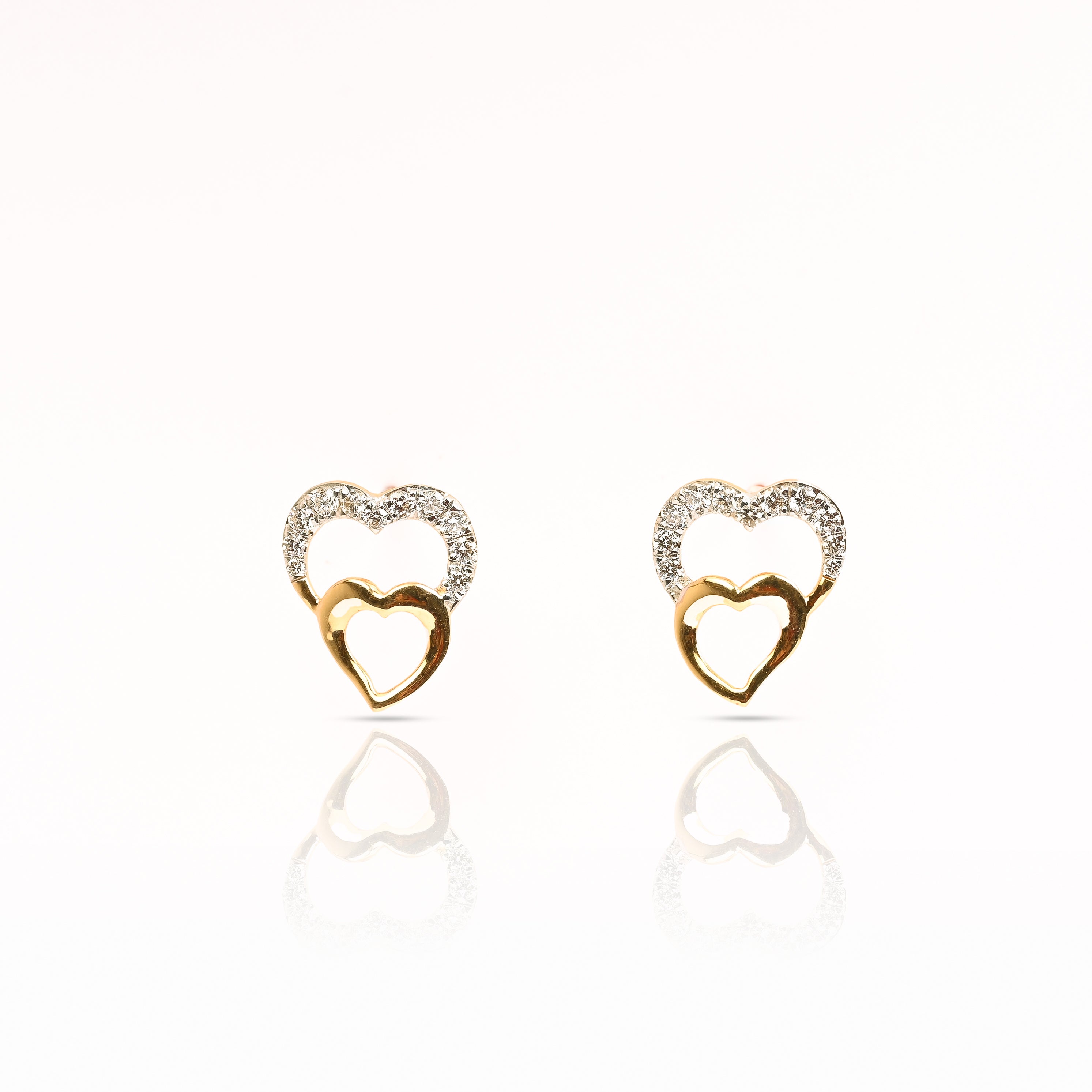 Magic Intertwined Droplets Of Love Earrings