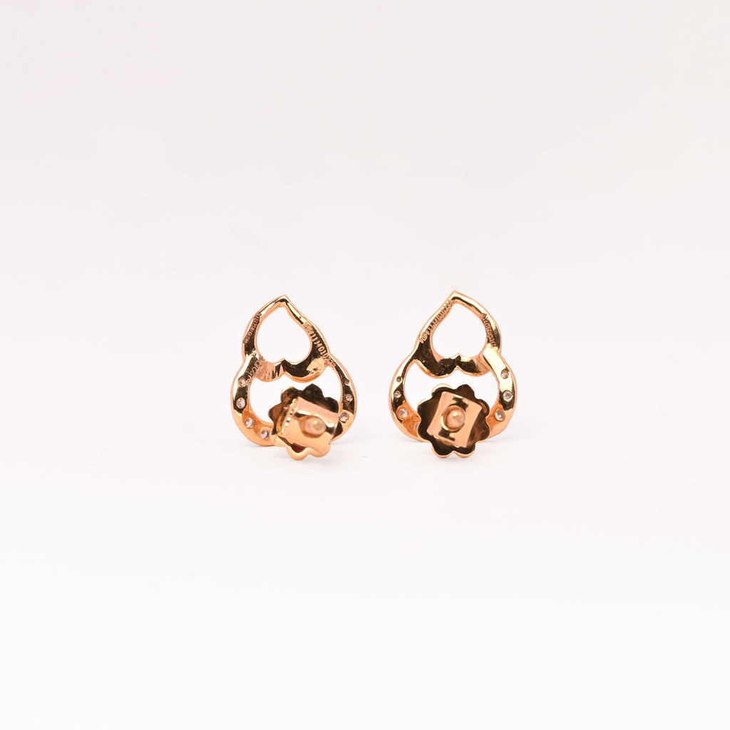 Magic Intertwined Droplets Of Love Earrings