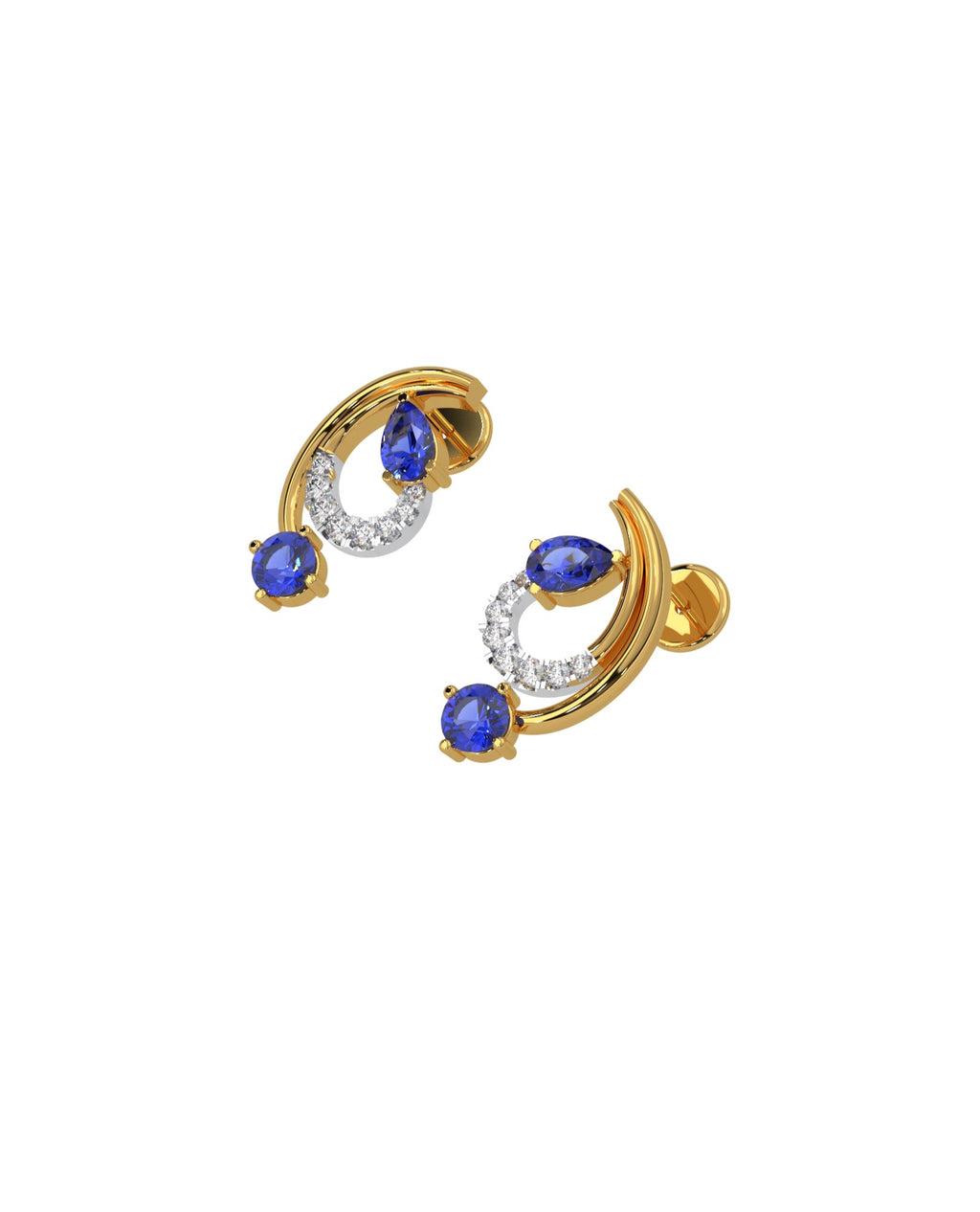 Magic Blue Statement Earrings