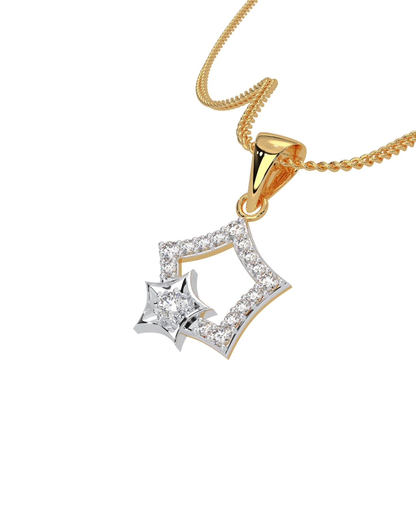 Magic Galaxy of Twinkling Stars Pendant