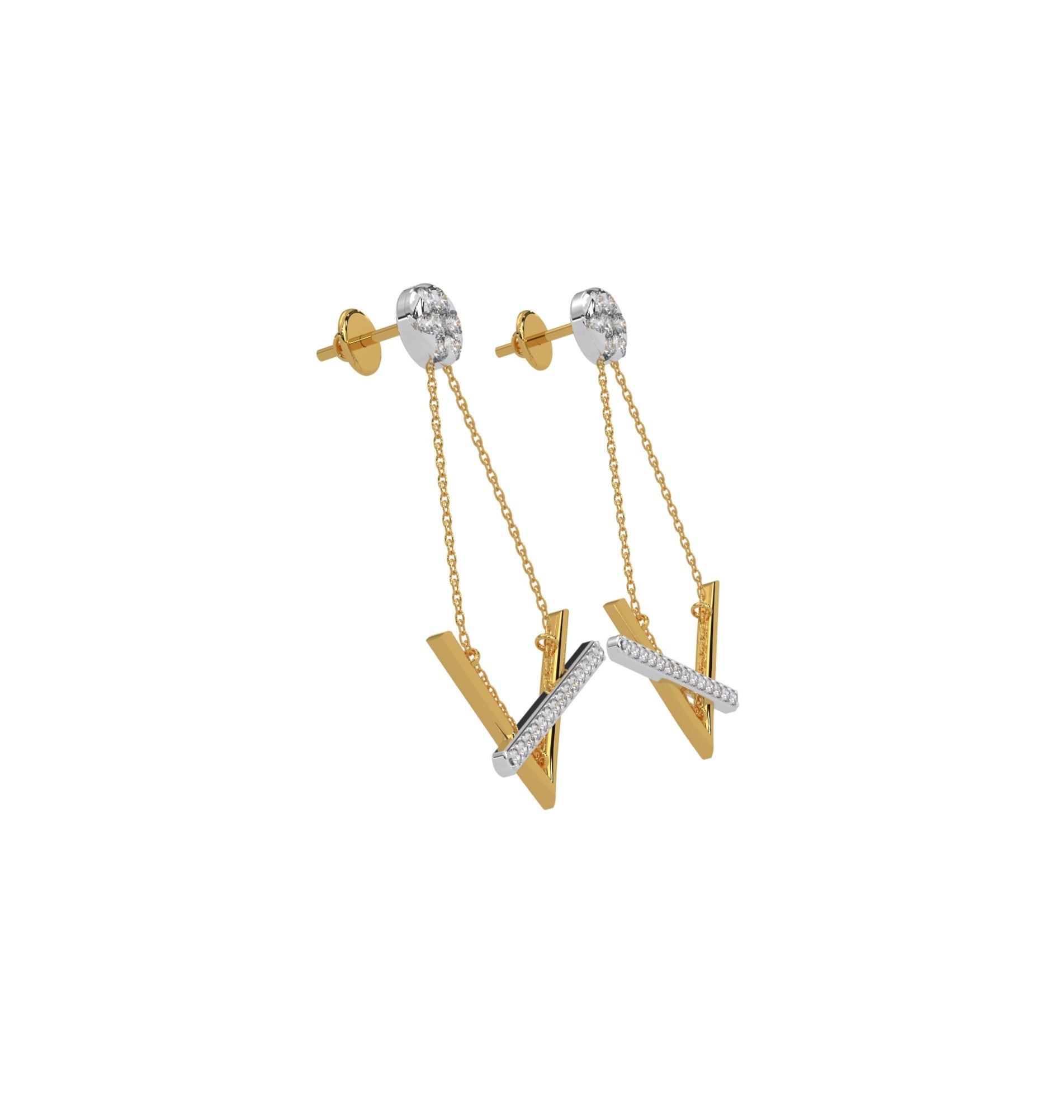 Magic Hanging Entangled Earrings