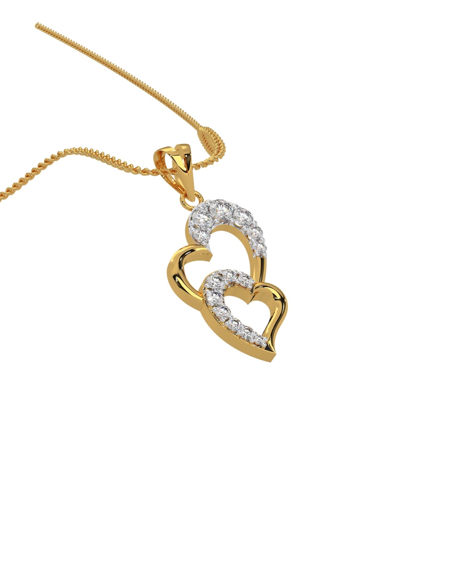 Magic Intertwined Droplets Of Love Pendant