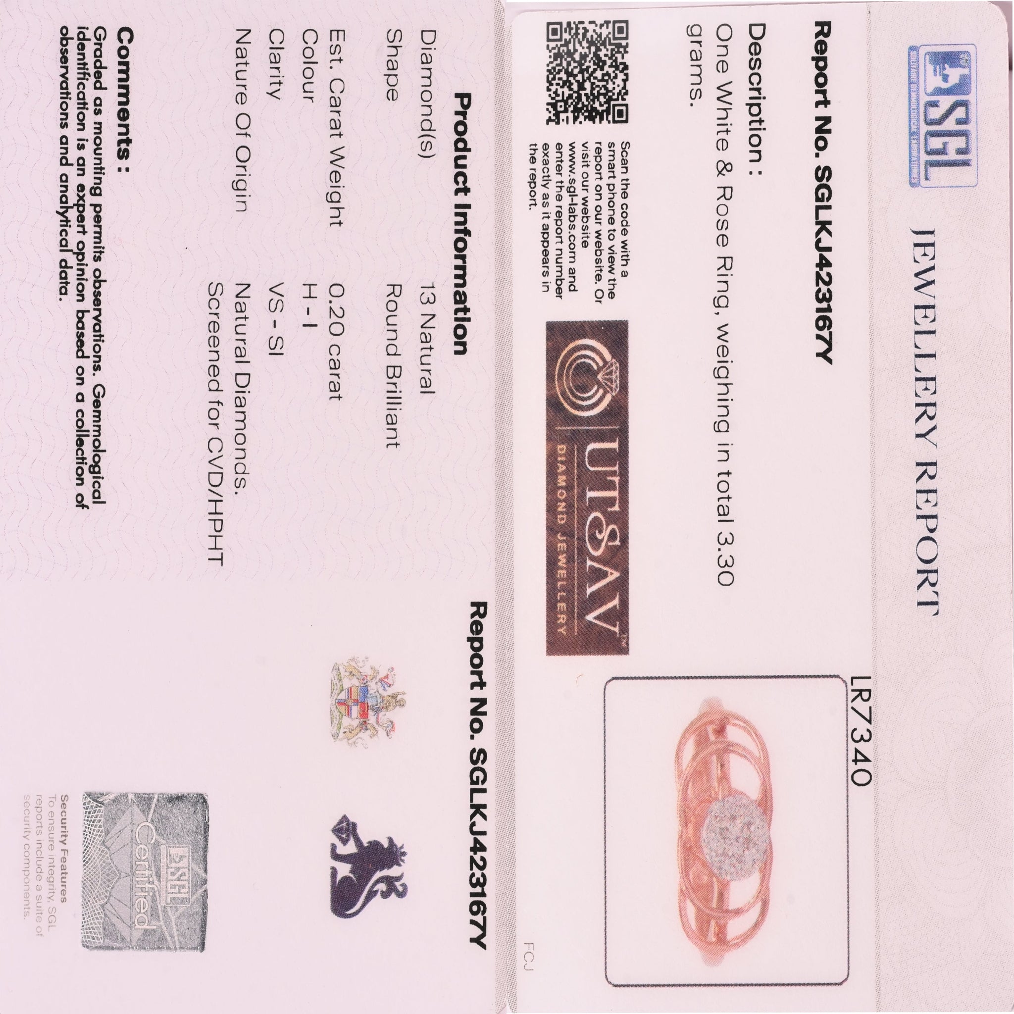 Magic Interwinning Glorious Flower  Diamond Ring