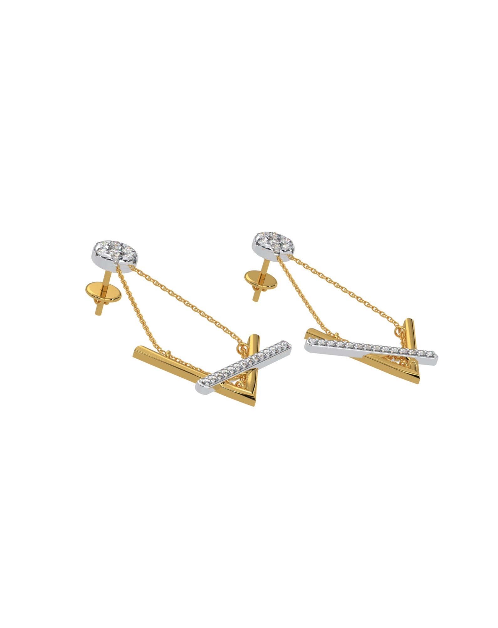 Magic Hanging Entangled Earrings