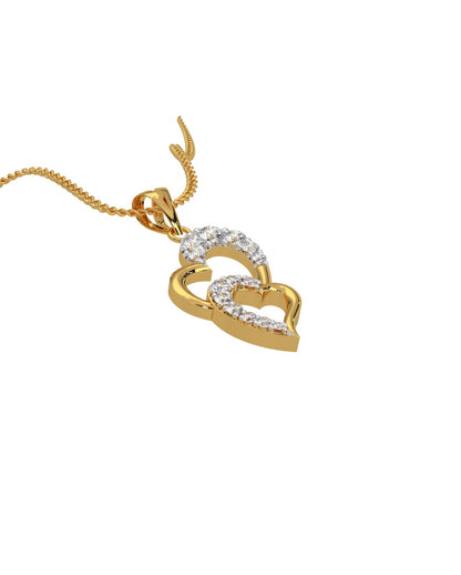 Magic Intertwined Droplets Of Love Pendant