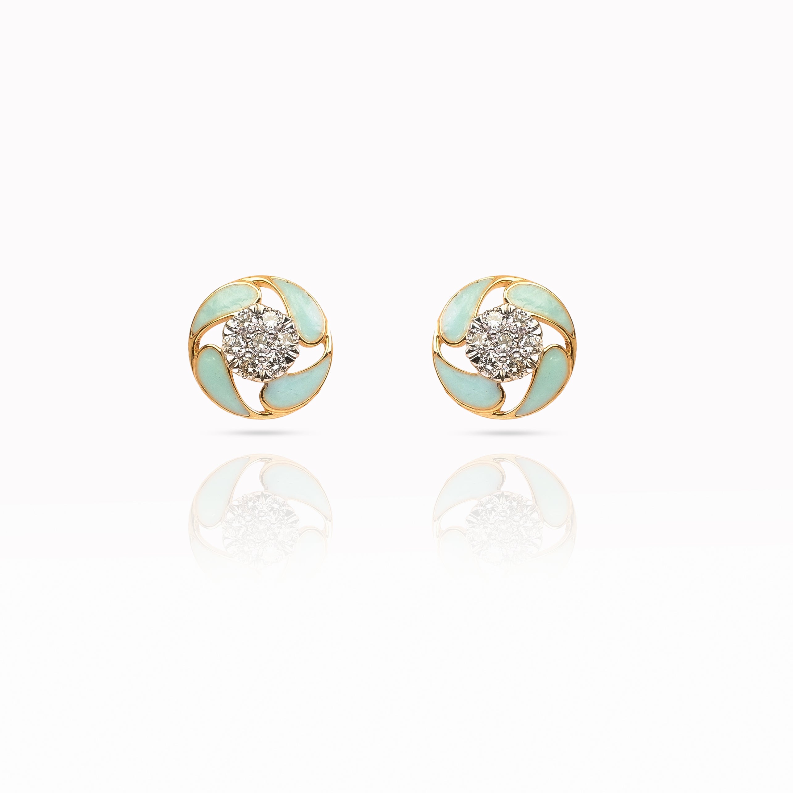 Magic Swirl of Droplets Earrings