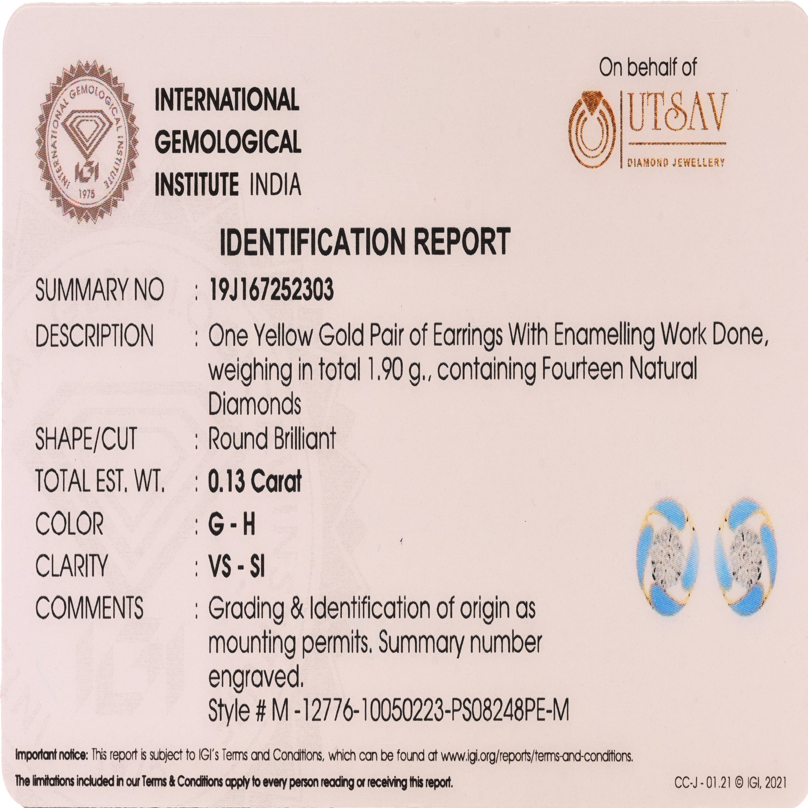 Magic Swirl of Droplets Earrings