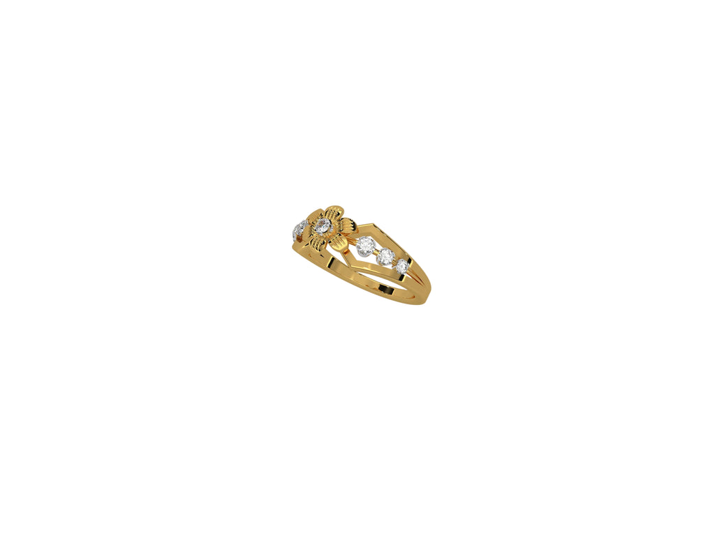Magic Floral Grace Diamond Ring
