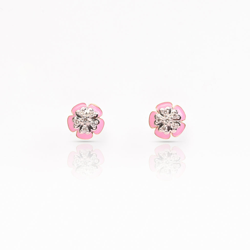 Magic Five Heart Daisy Earrings