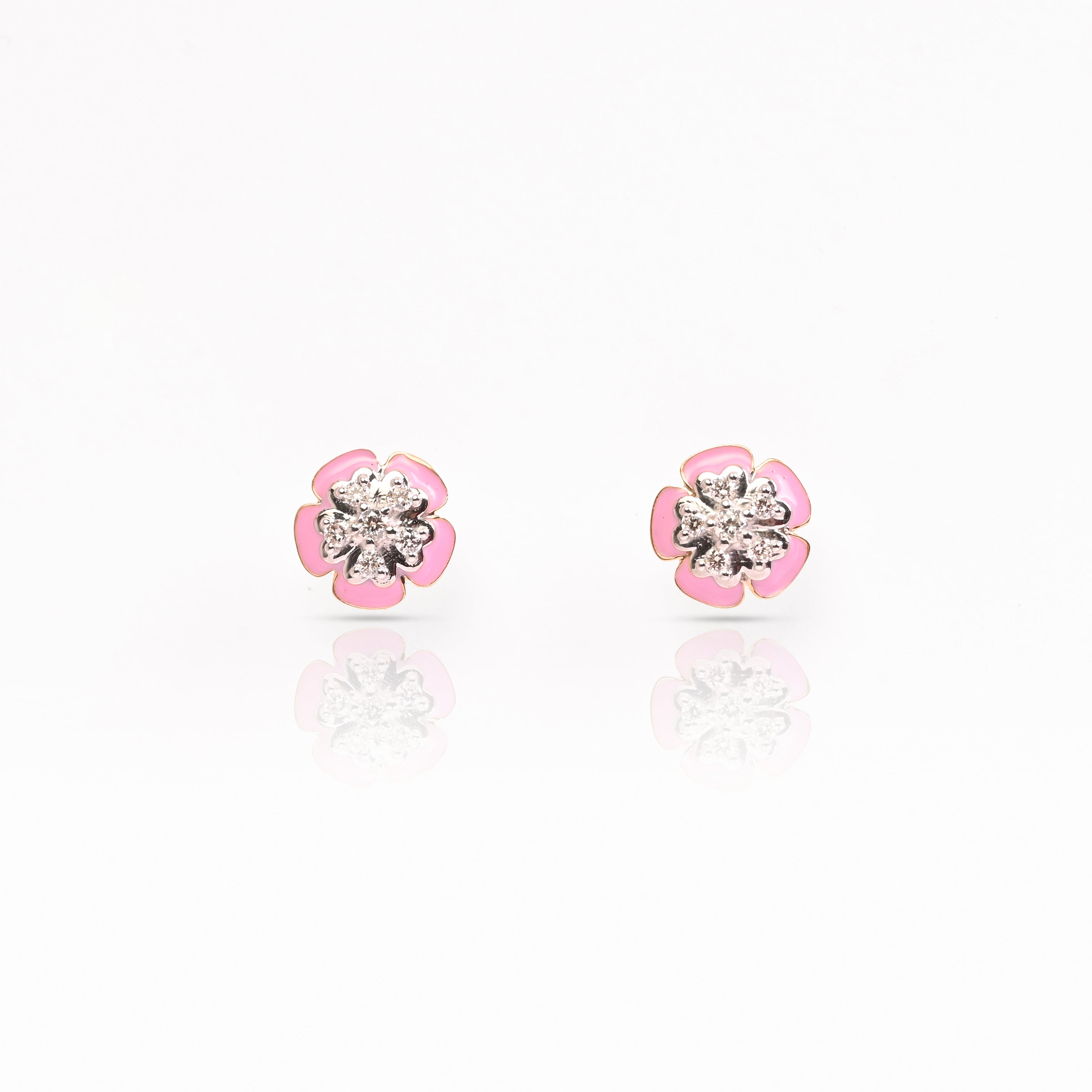 Magic Five Heart Daisy Earrings