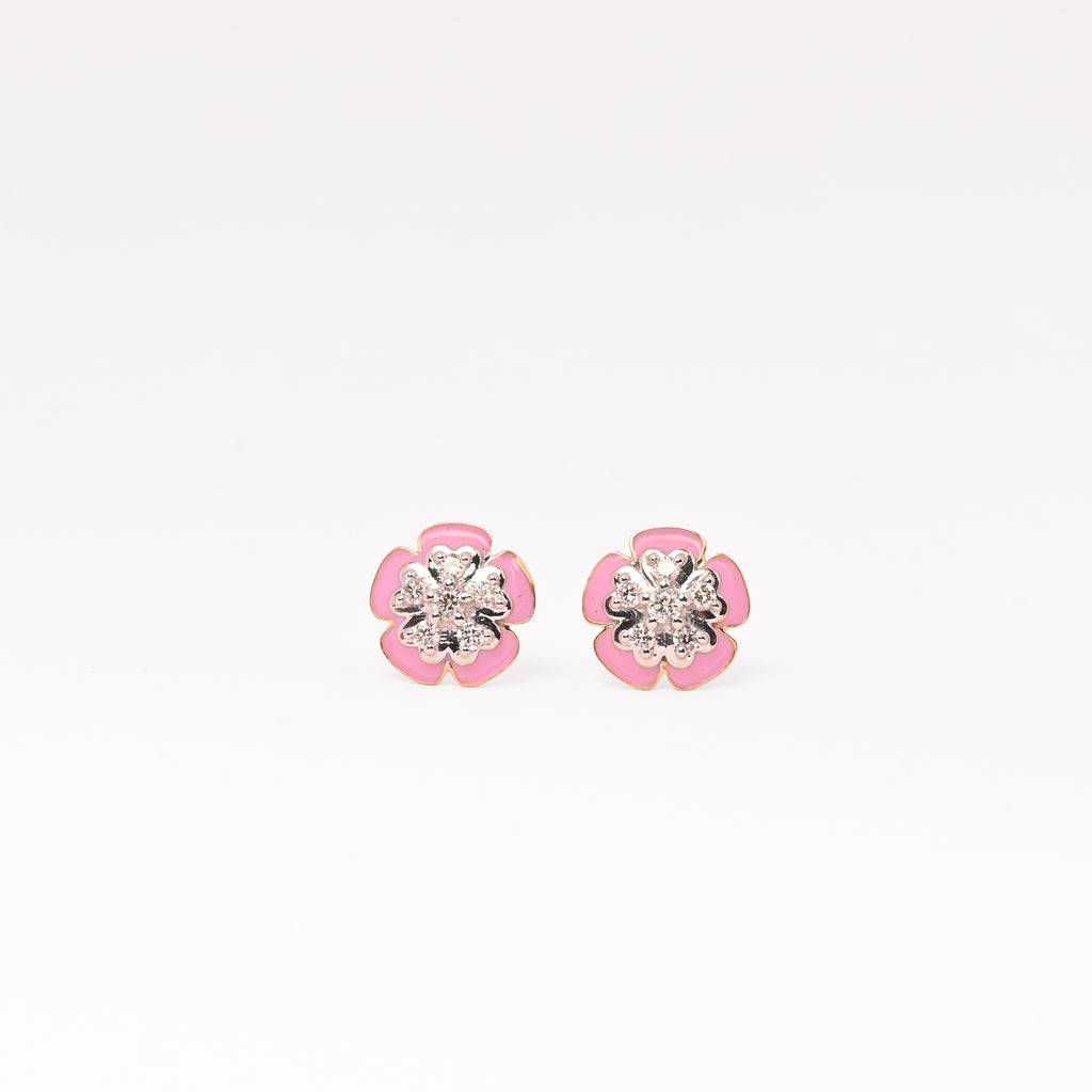 Magic Five Heart Daisy Earrings