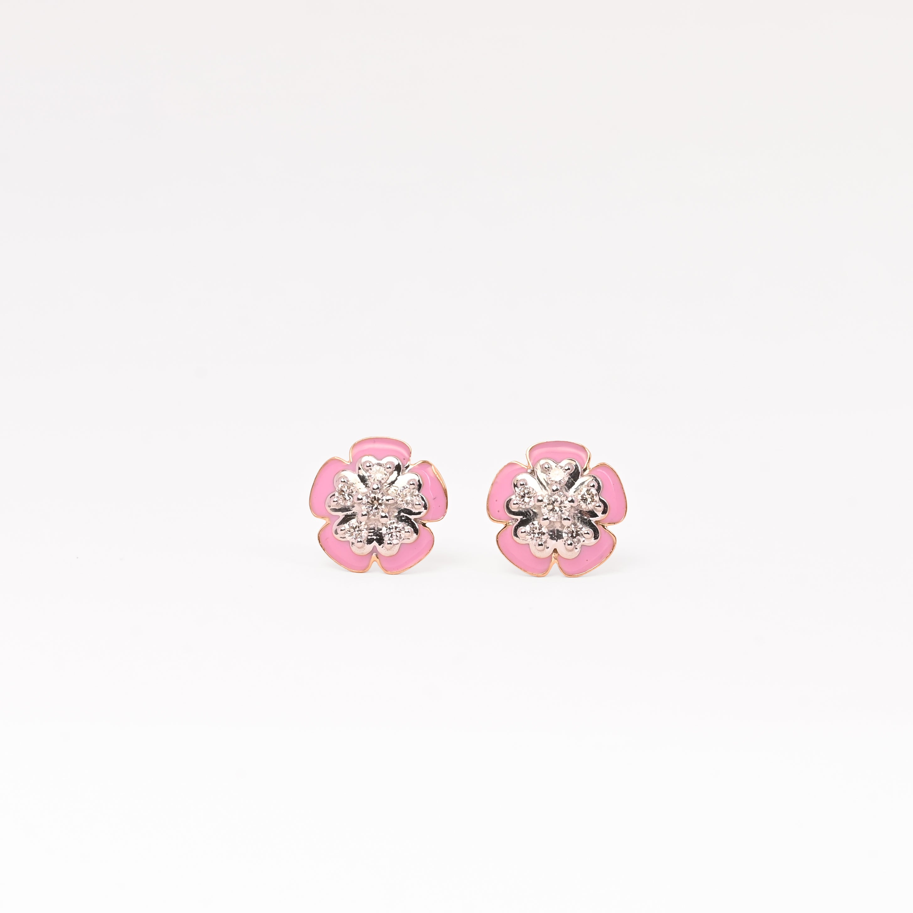 Magic Five Heart Daisy Earrings