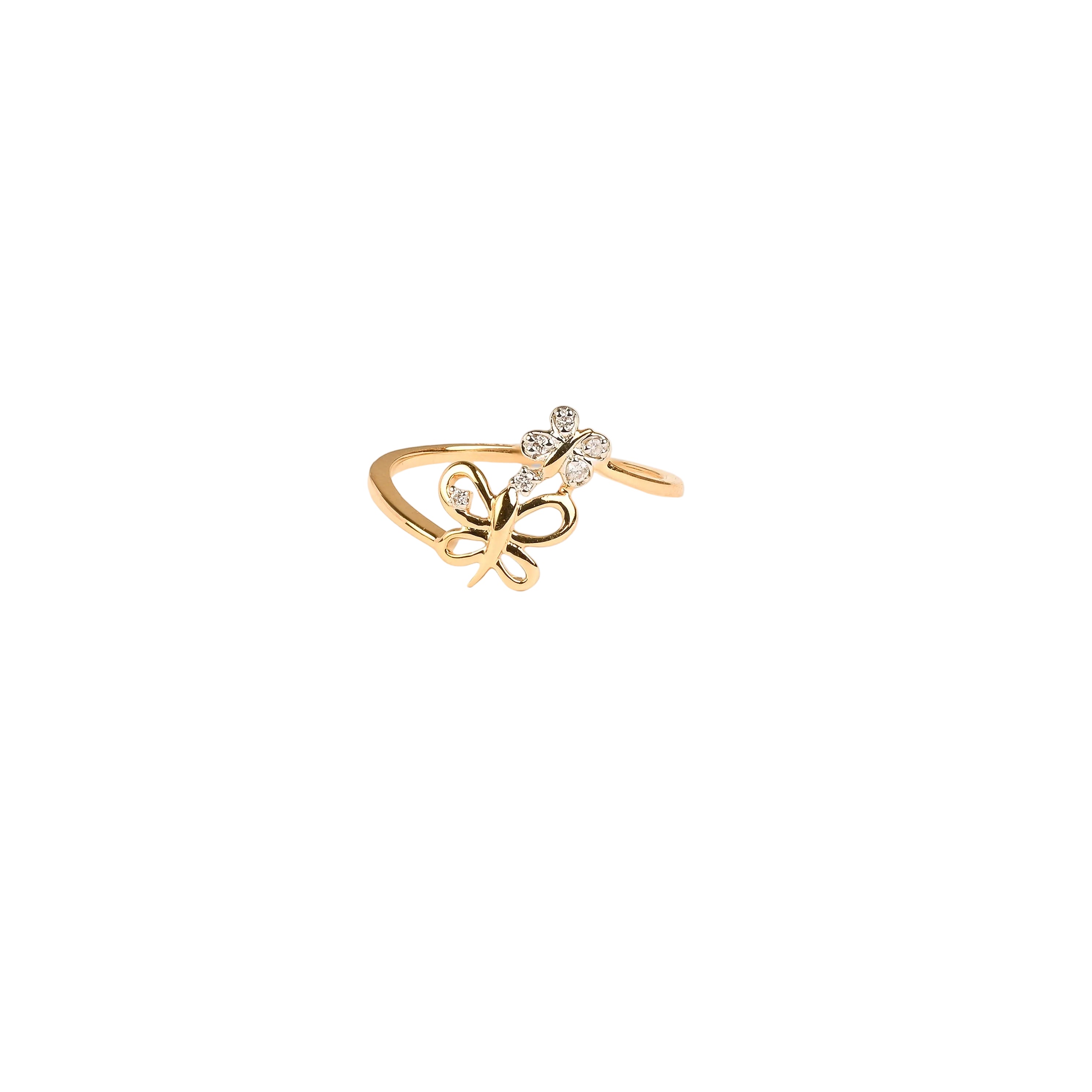 Magic Dual Butterfly Ring