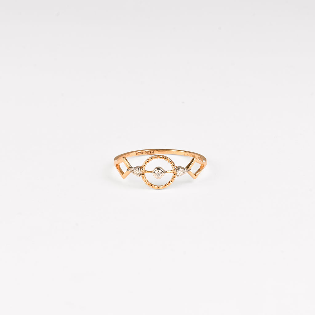 Magic Alluring Encircled Diamond Ring