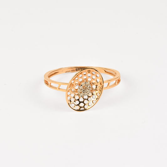 Magic Captive Flower Gold Ring