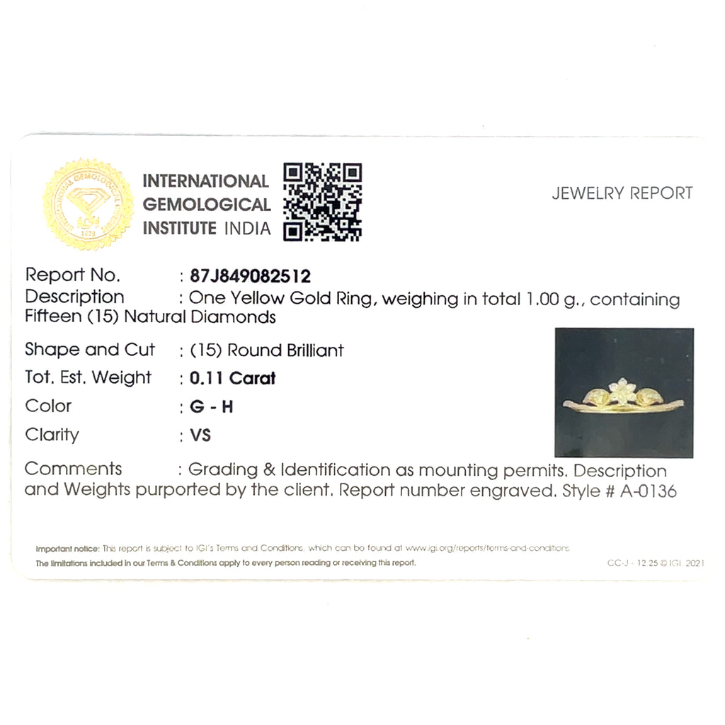 Yellow Gold Diamond Multi-Stone Ring