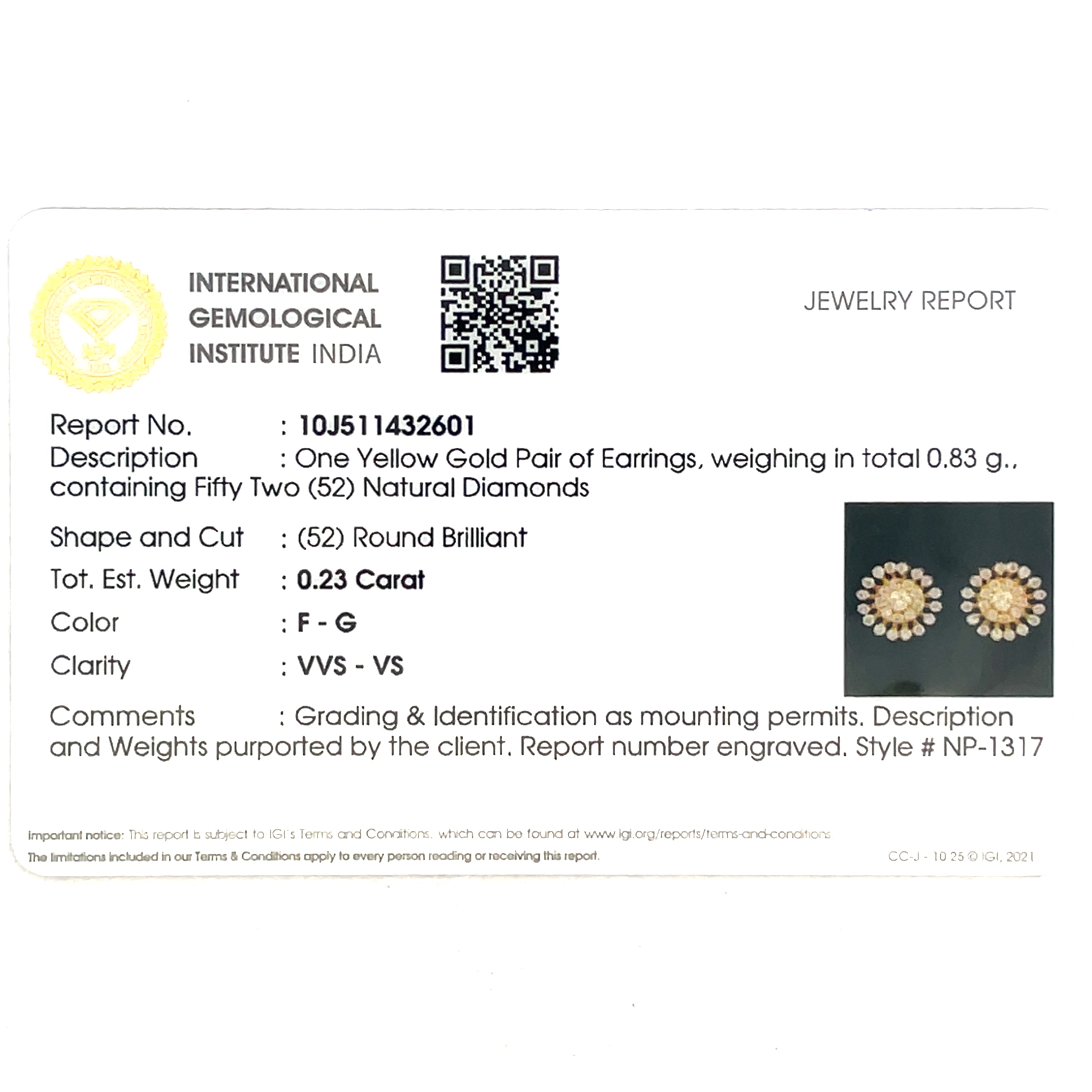 Round Brilliant Diamond Sunburst Halo Stud Earrings in 9K Yellow Gold