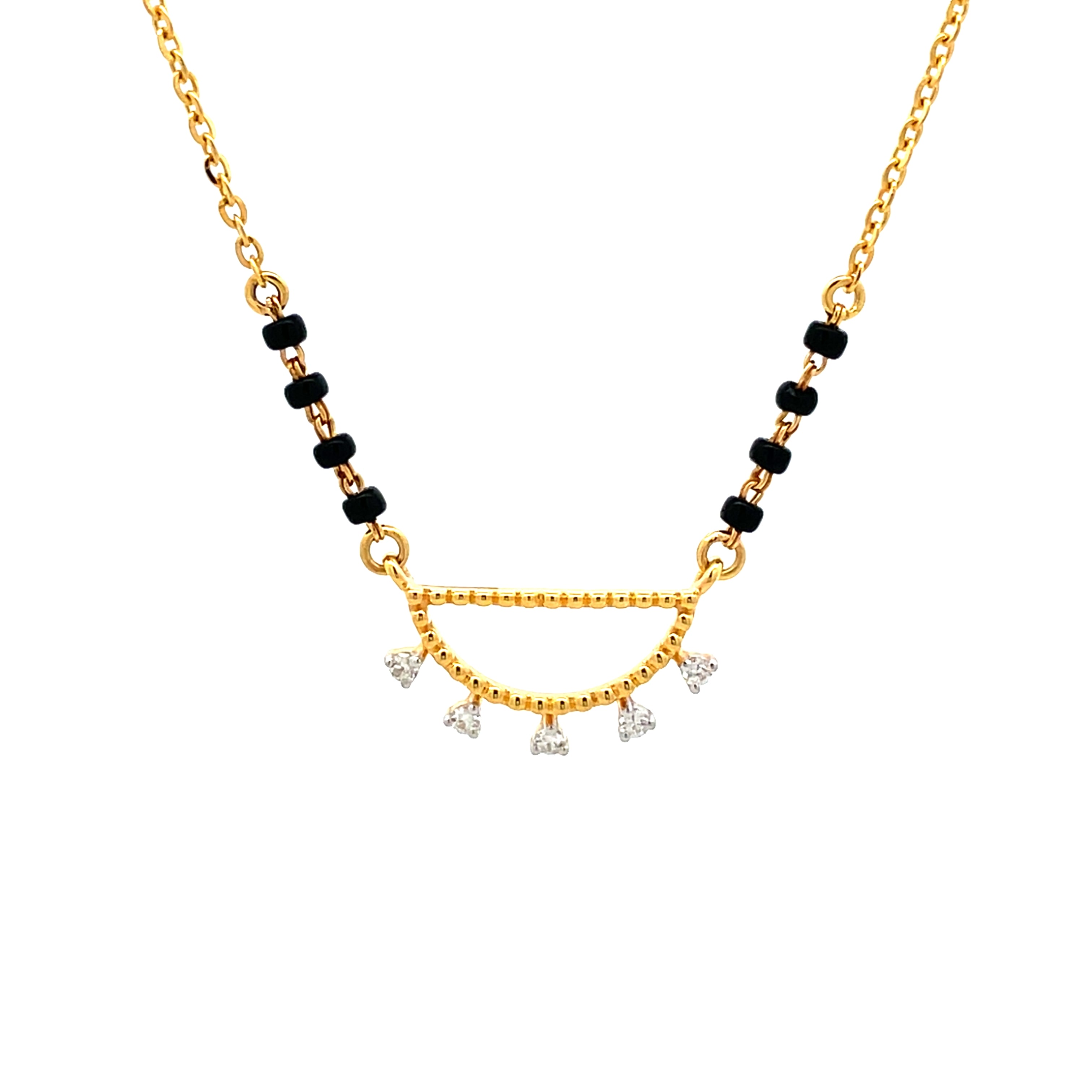 14K Moon Mangalsutra