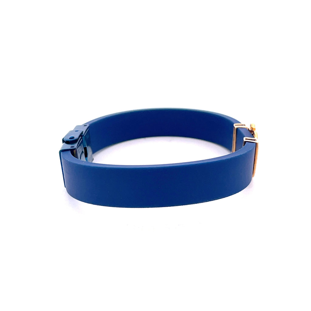 Om Blue Men's Bracelet