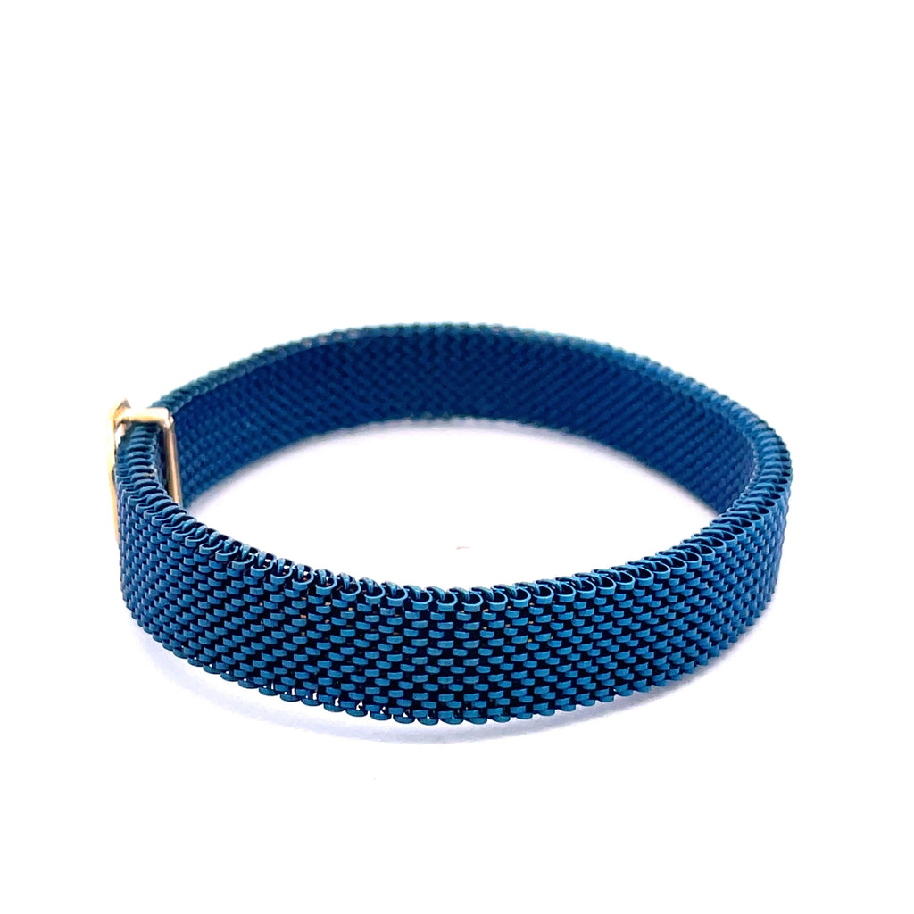 Blue Swastik Men's Bracelet