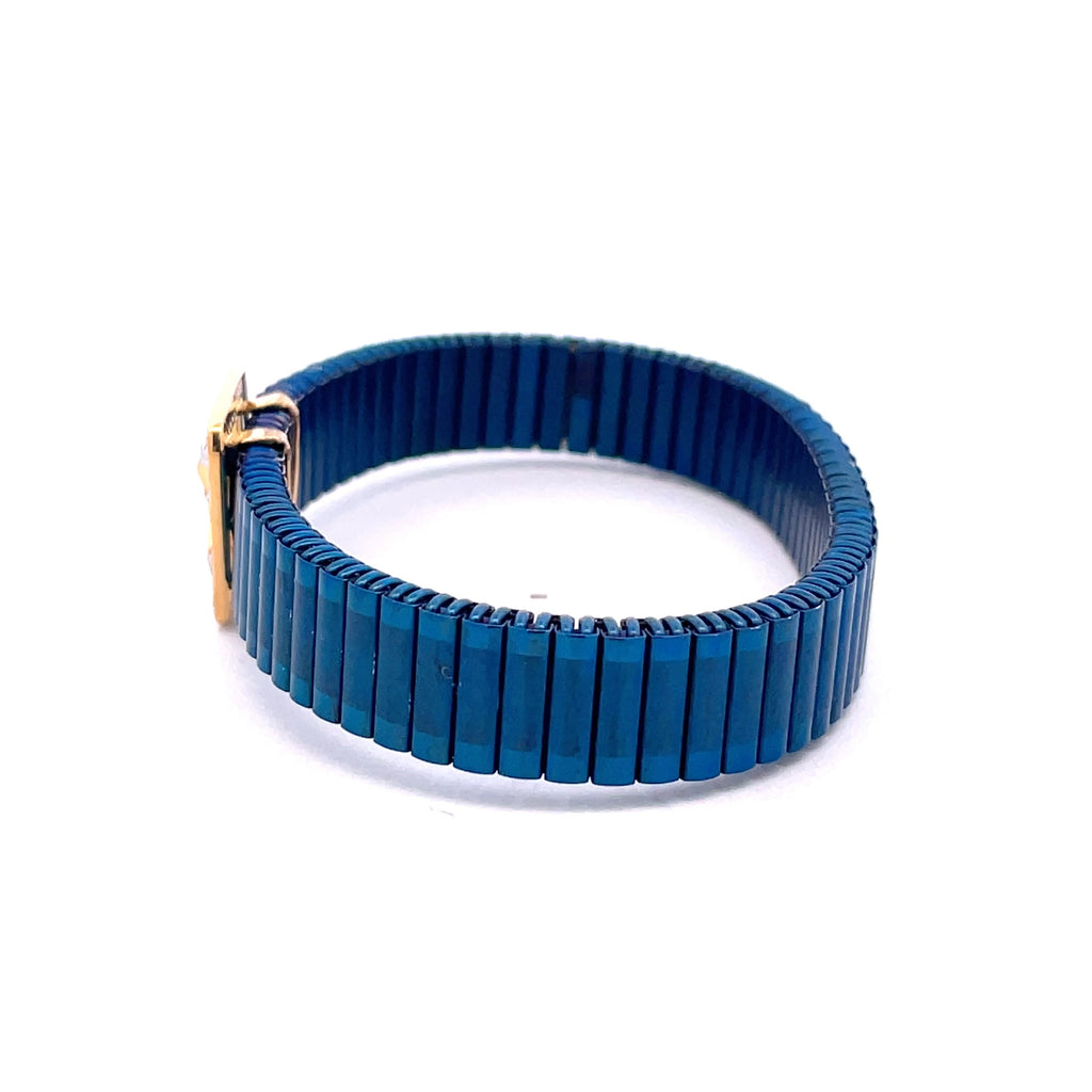 Blue Horse Charm Bracelet for Men