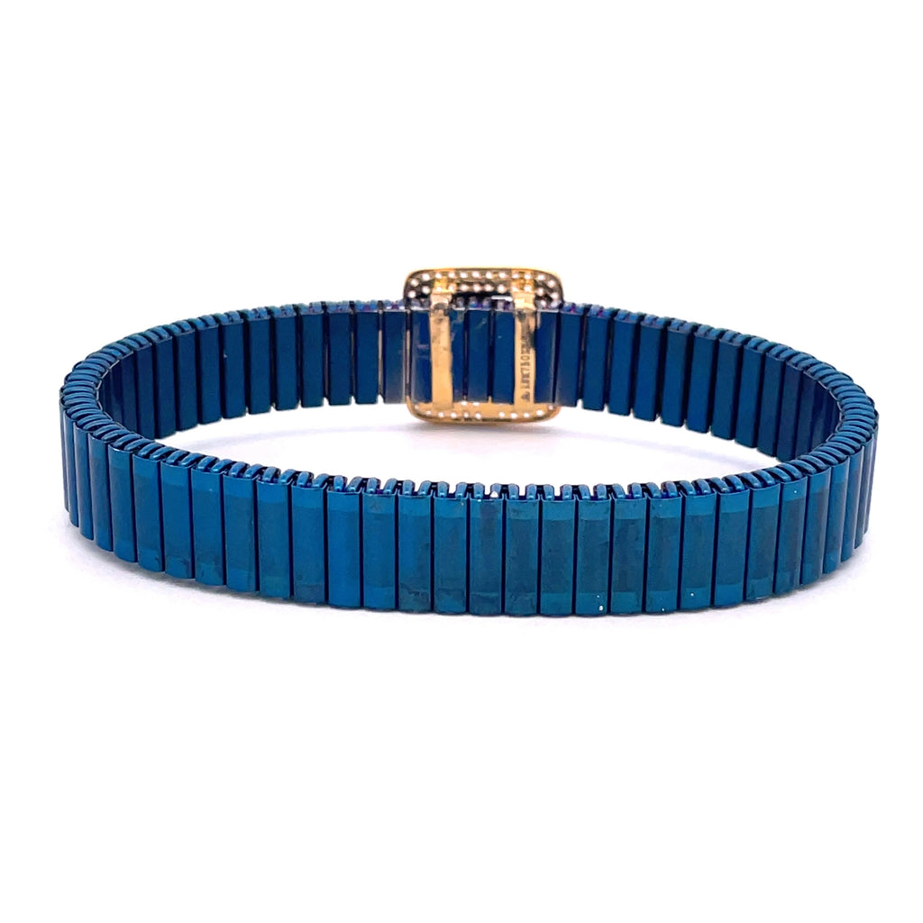 Blue Horse Charm Bracelet for Men
