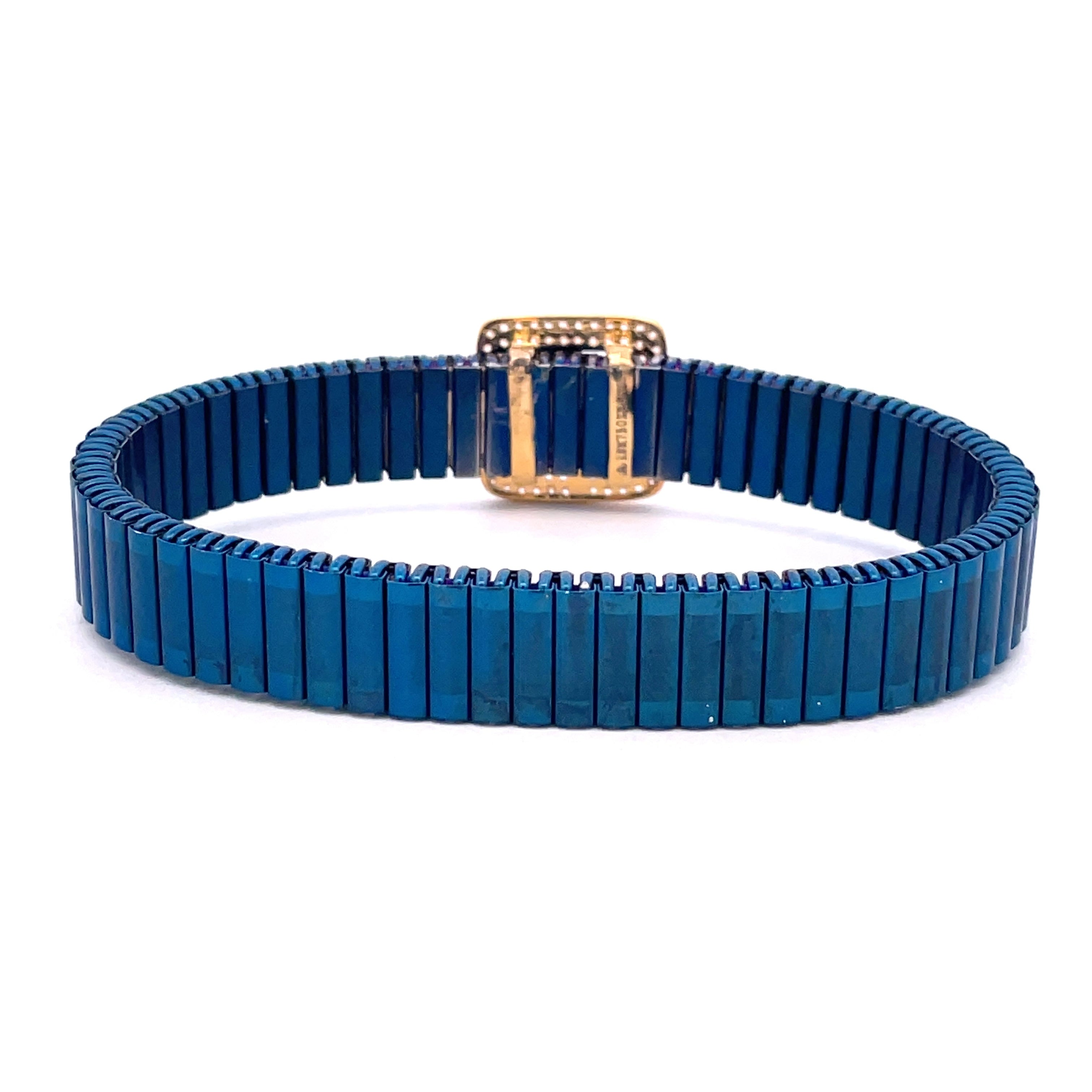 Blue Horse Charm Bracelet for Men