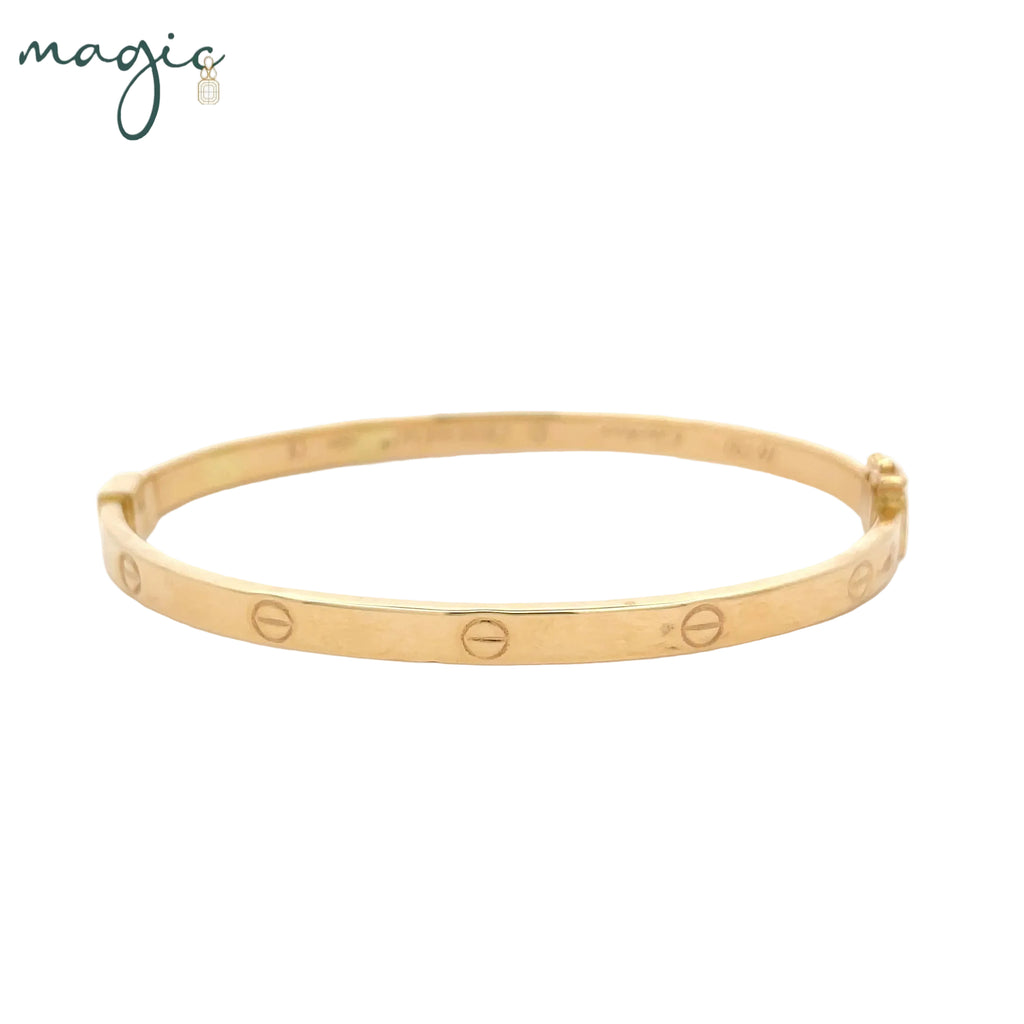Glided simplicity bracelet