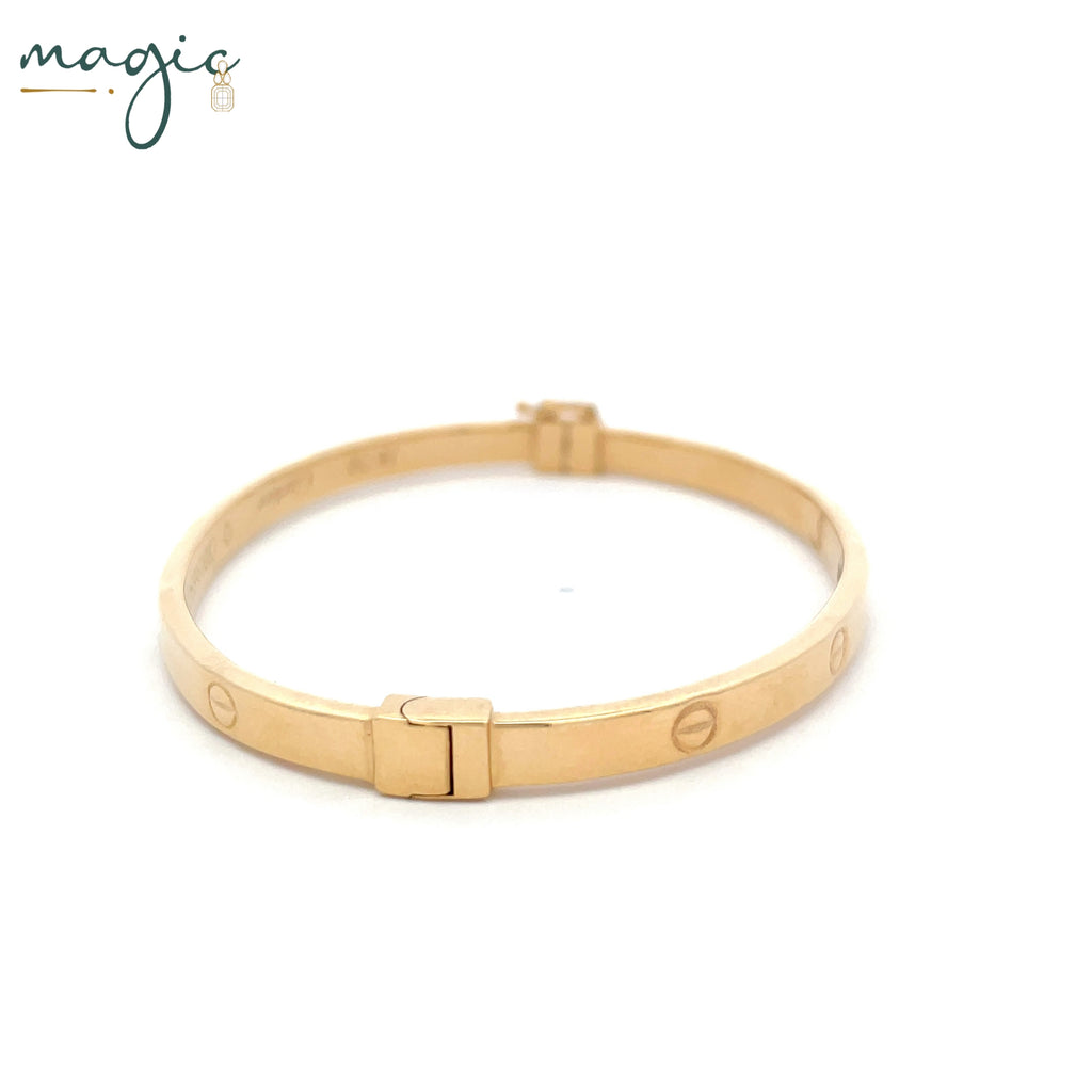 Glided simplicity bracelet