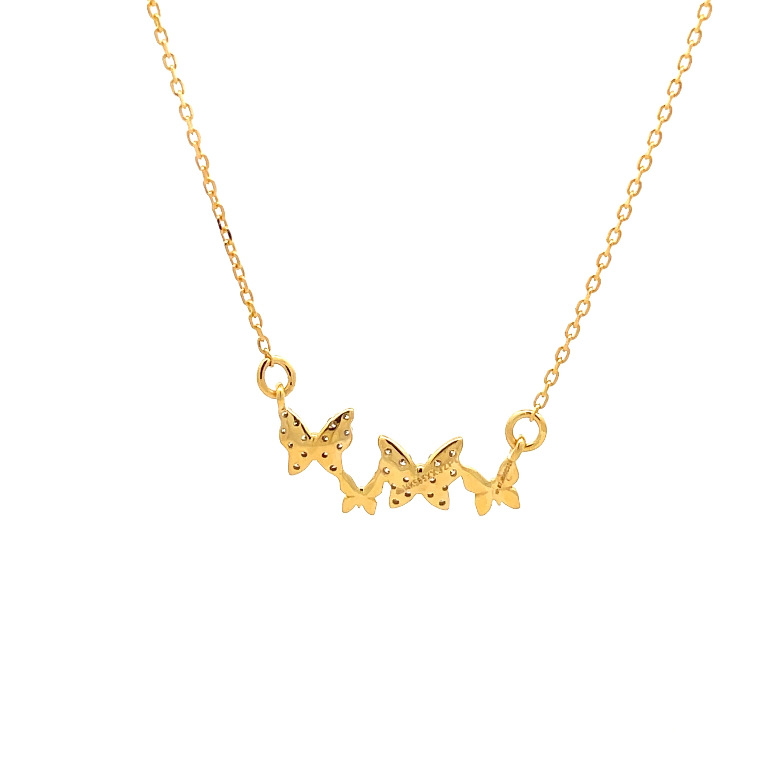 14K Butterfly Mangalsutra