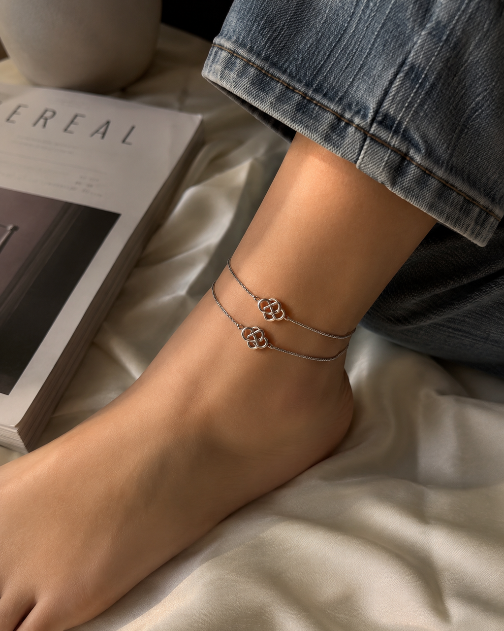 Heart infinity payal