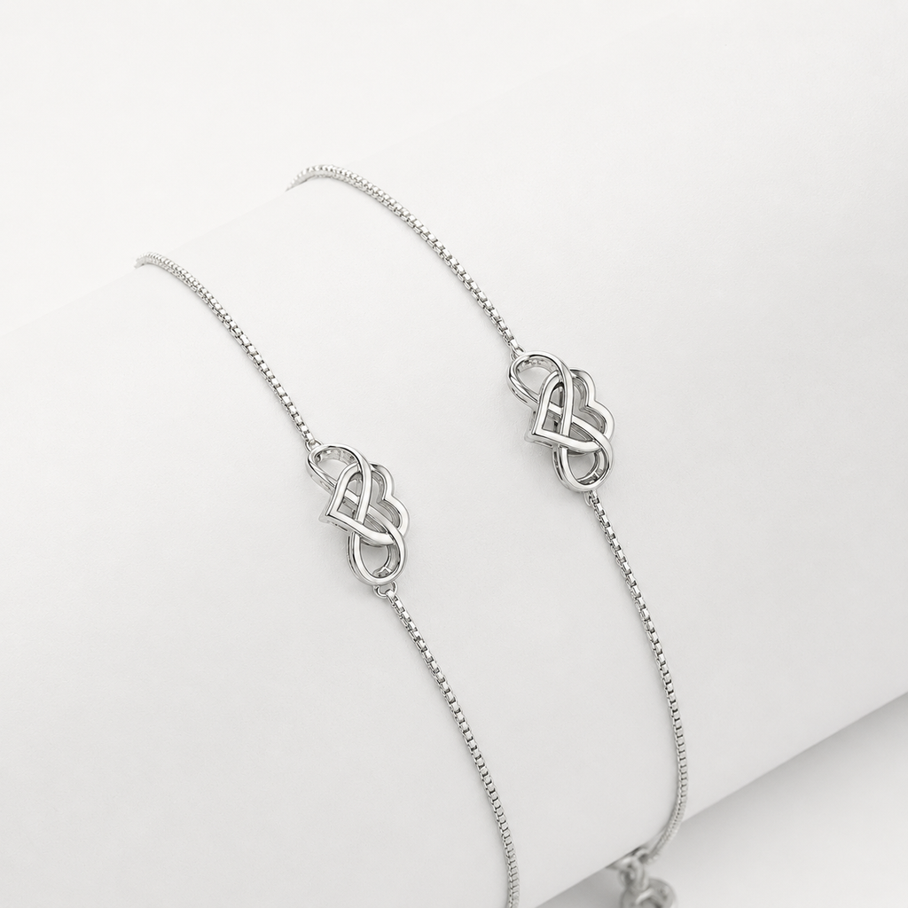 Heart infinity payal