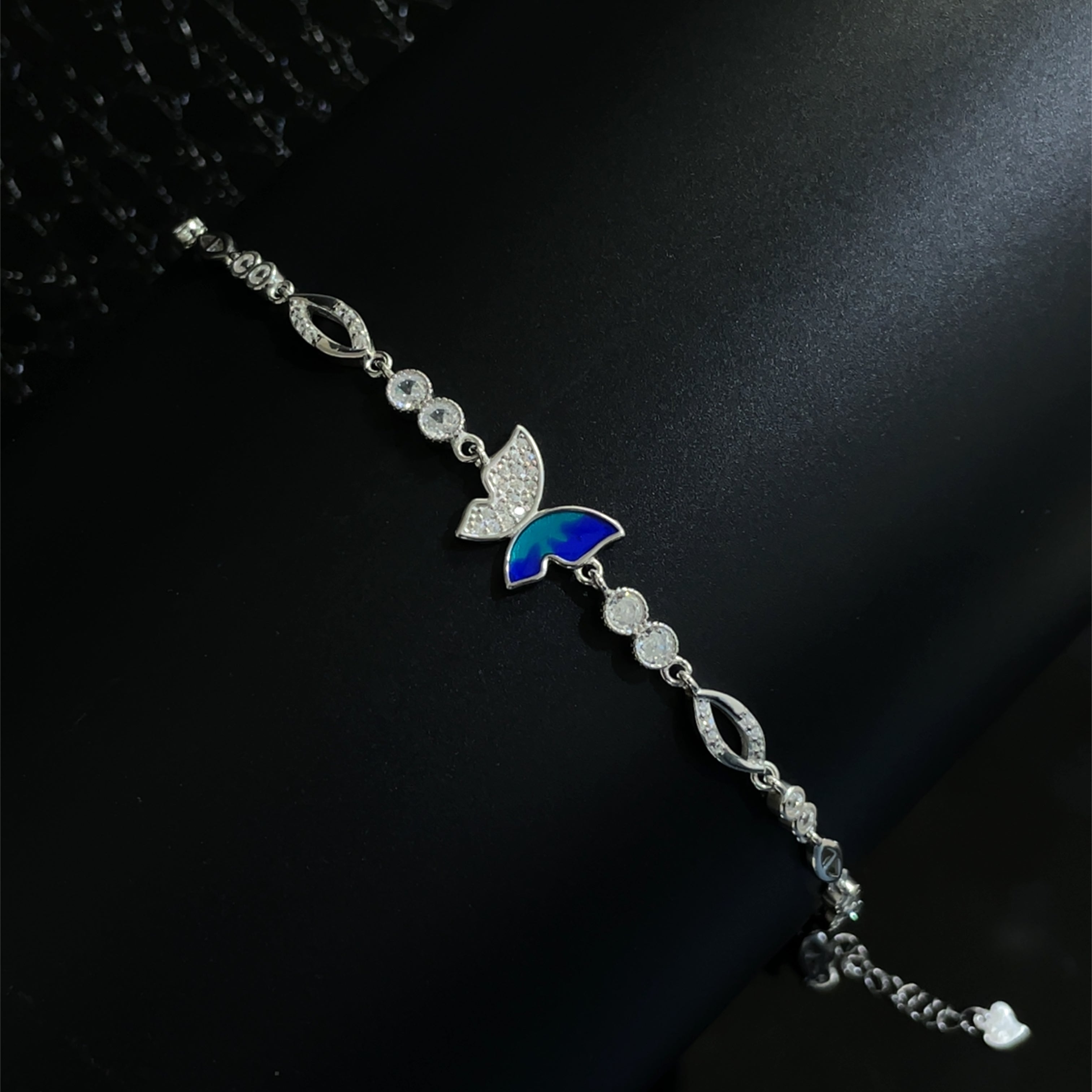 Butterfly anklet