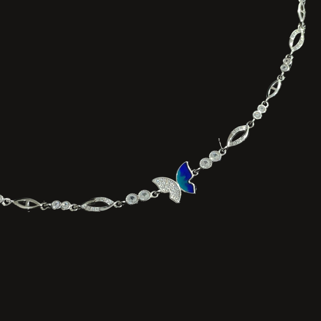 Butterfly anklet