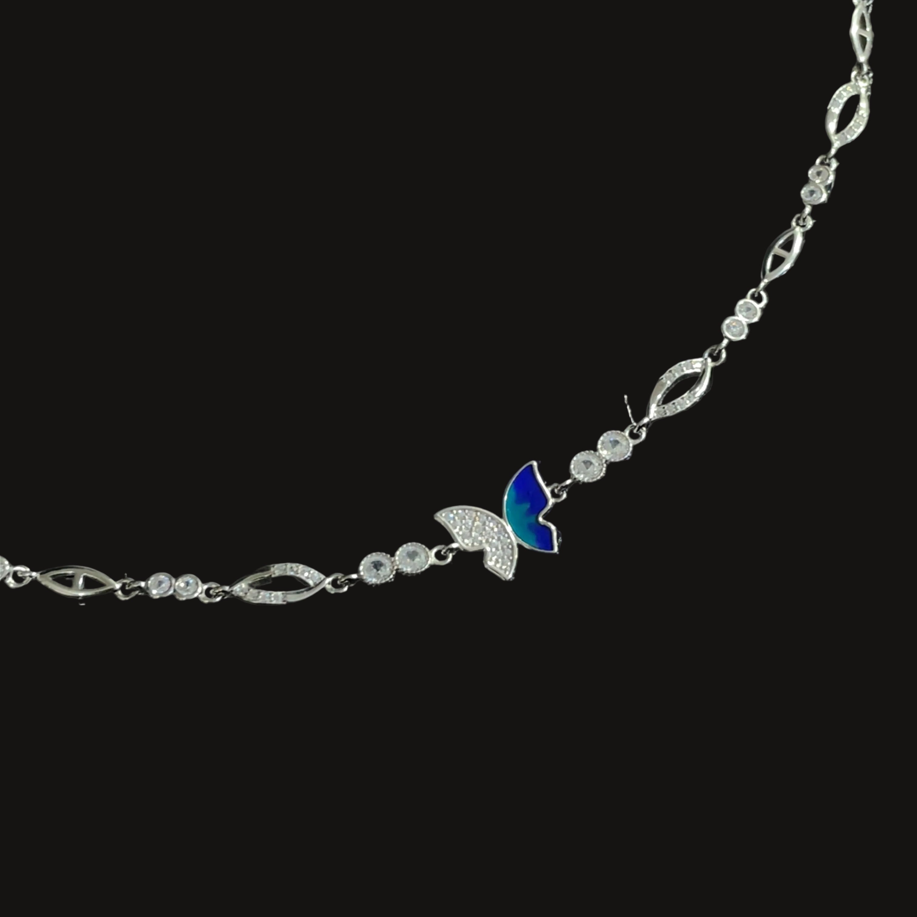 Butterfly anklet