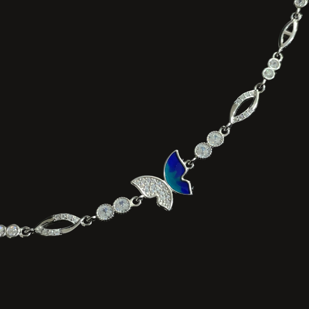 Butterfly anklet