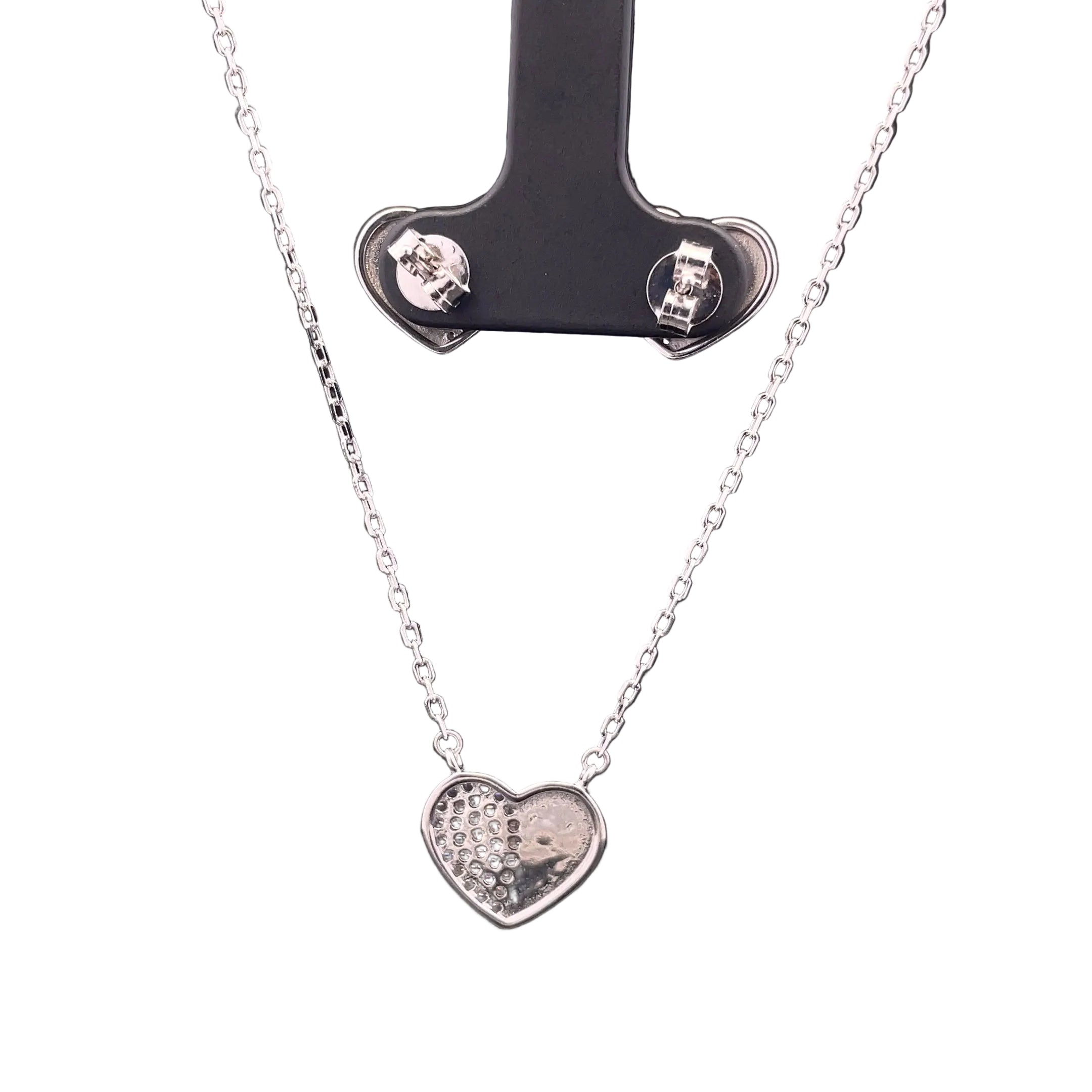 Aurora Heart Pendent set