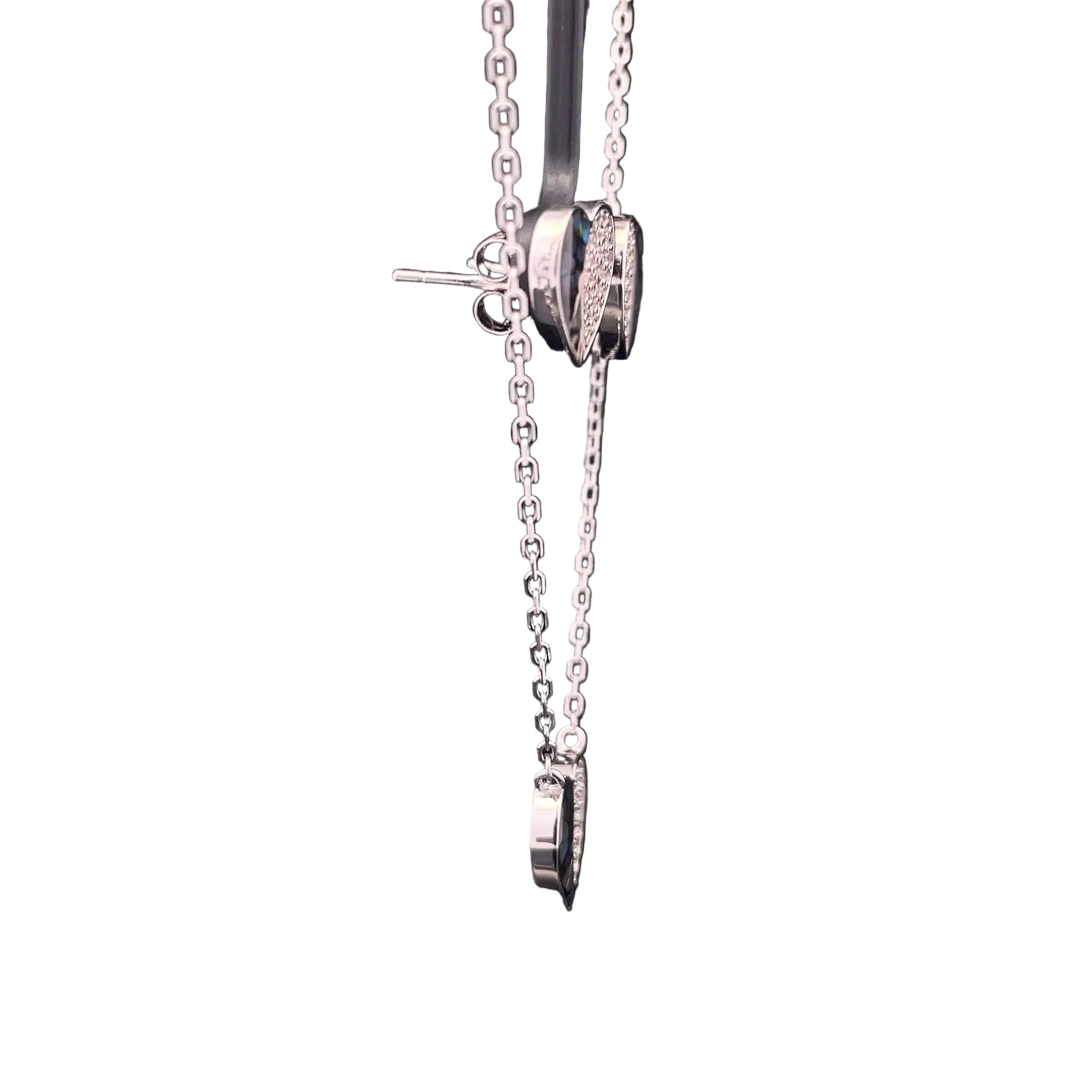 Aurora Heart Pendent set