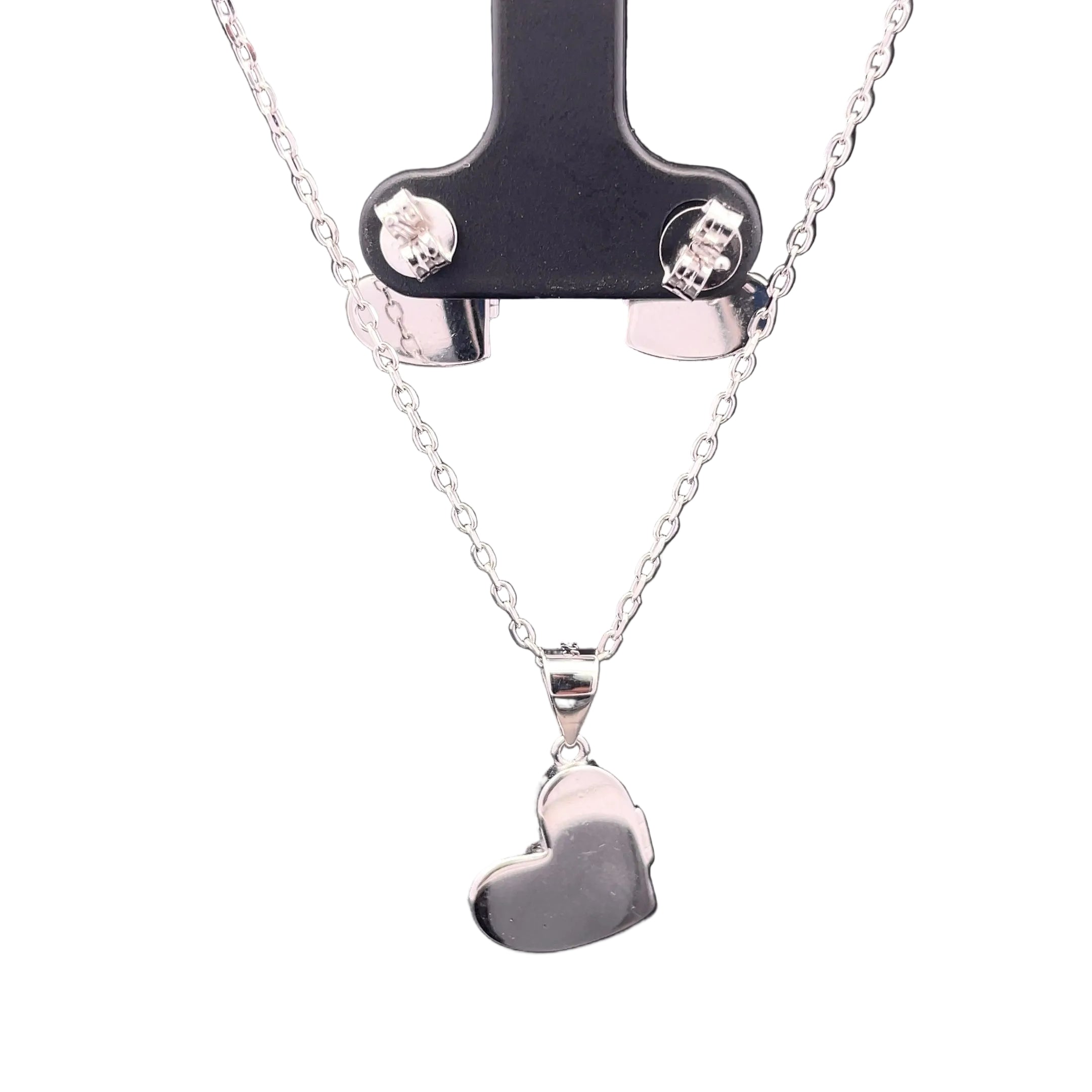 Mosaic Heart Pendant Set