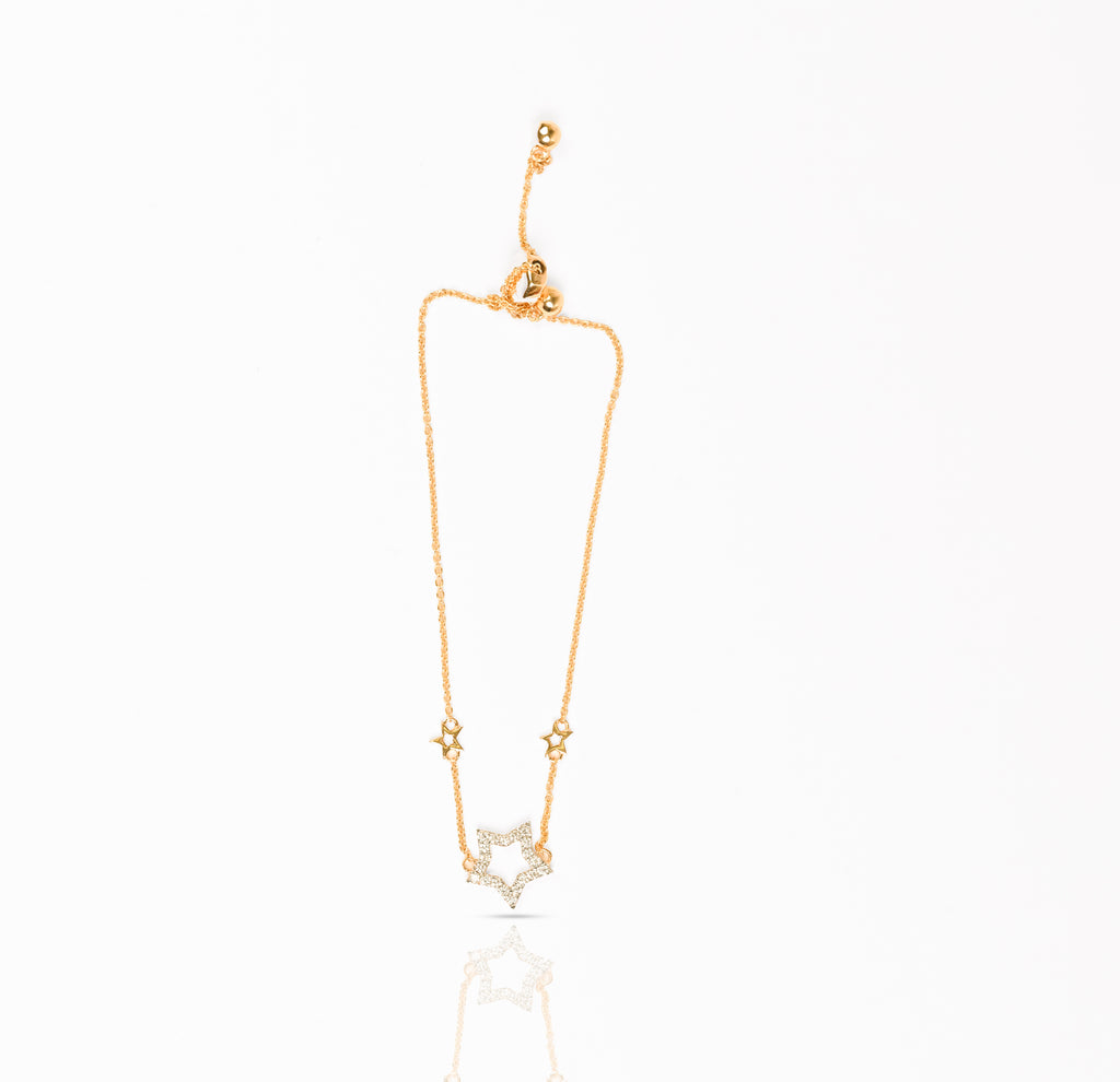 Magic Glittering Fall of Star Chain Bracelet