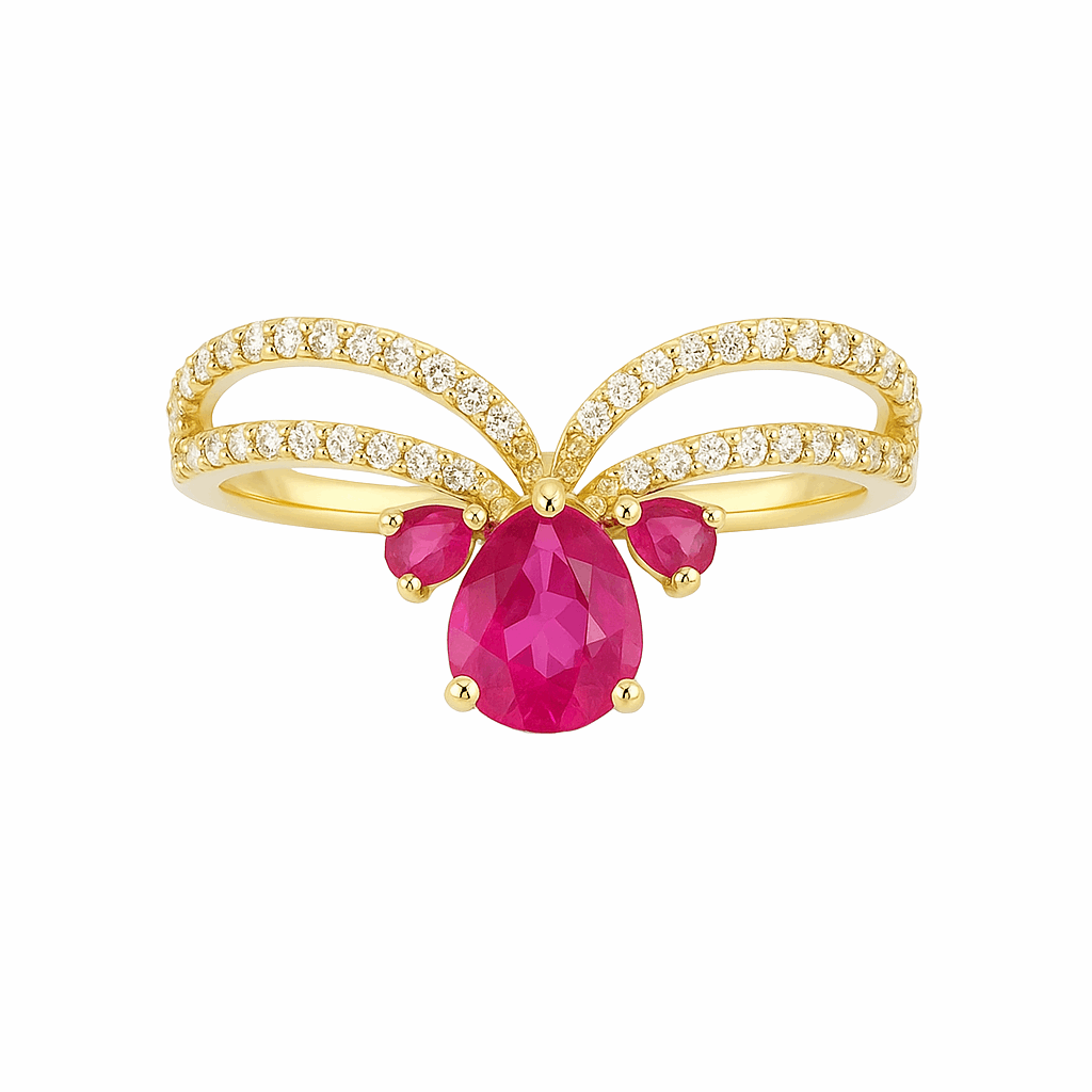 Wings of Grace Diamond Ring
