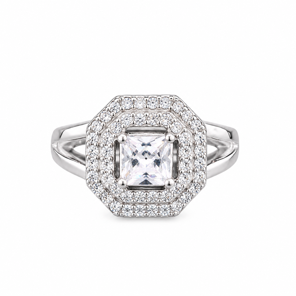 Celeste Halo Ring