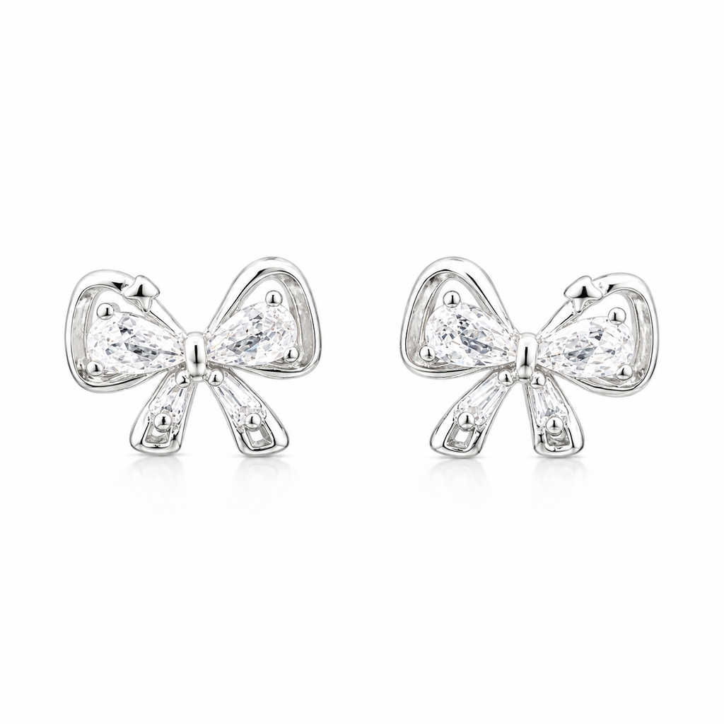 Crystal Bow Studs