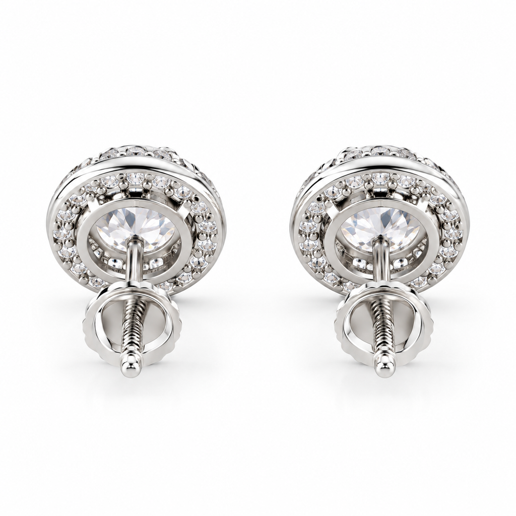 Enchanting Halo stud earings