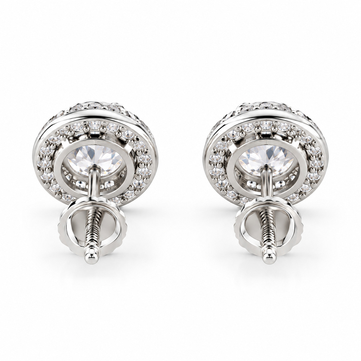 Enchanting Halo stud earings