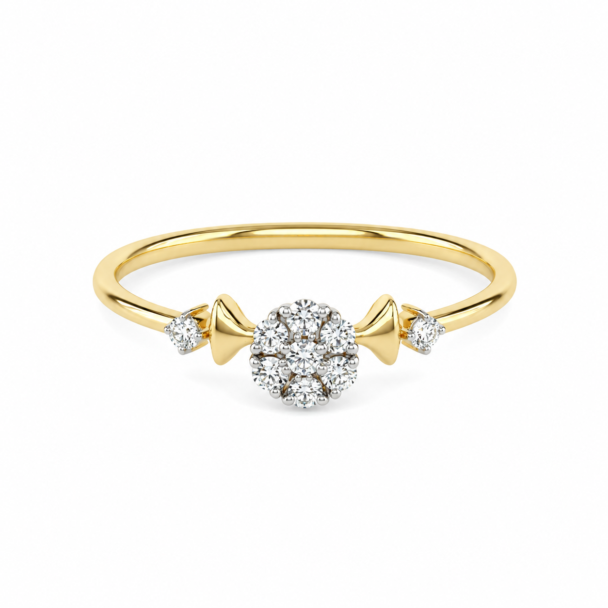 Twinkle Halo Diamond Ring