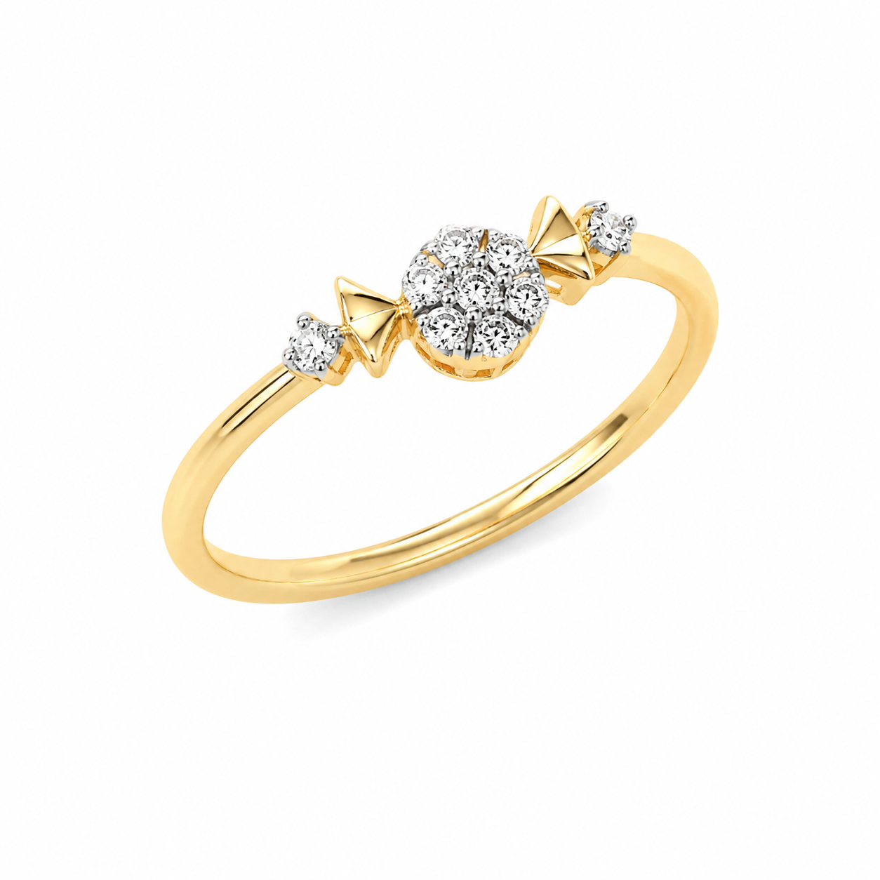 Twinkle Halo Diamond Ring