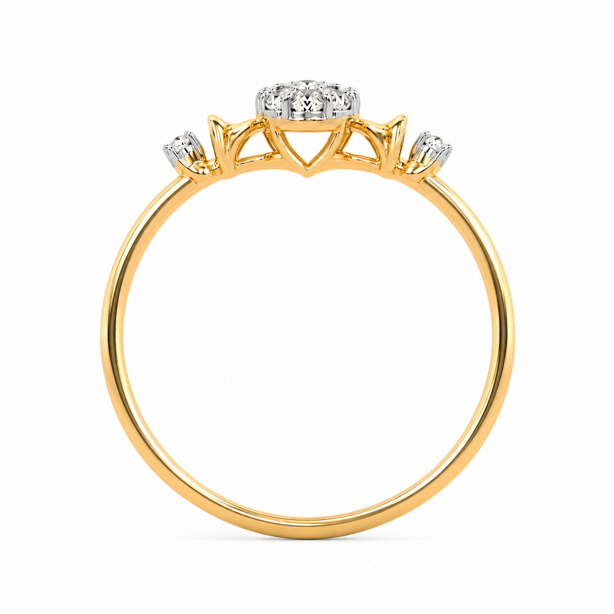 Twinkle Halo Diamond Ring